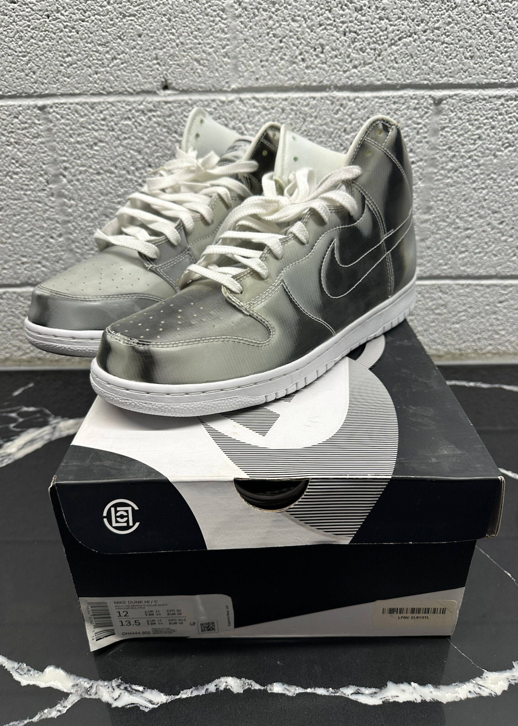 Nike X Clot Metallic silver Dunk Hi 12