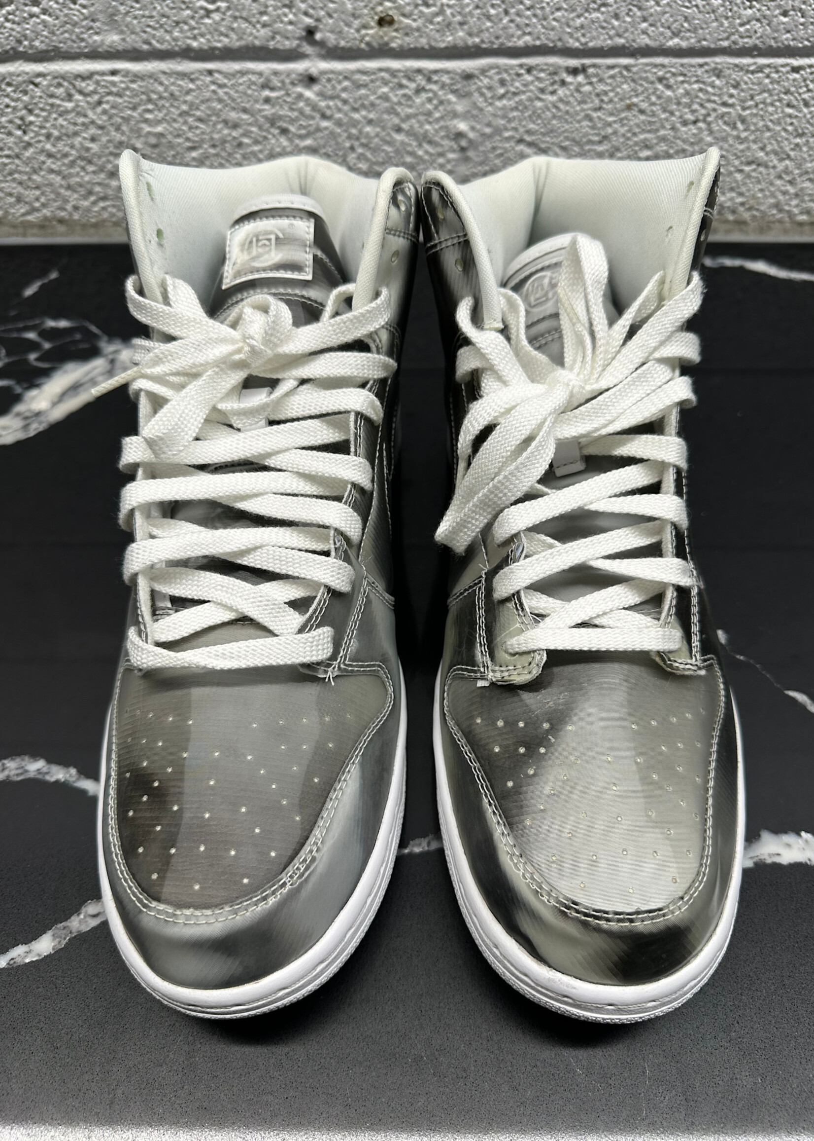 Nike X Clot Metallic silver Dunk Hi 12