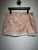 NT Kimchi Blue Pink Ruffle Trim Skirt 32