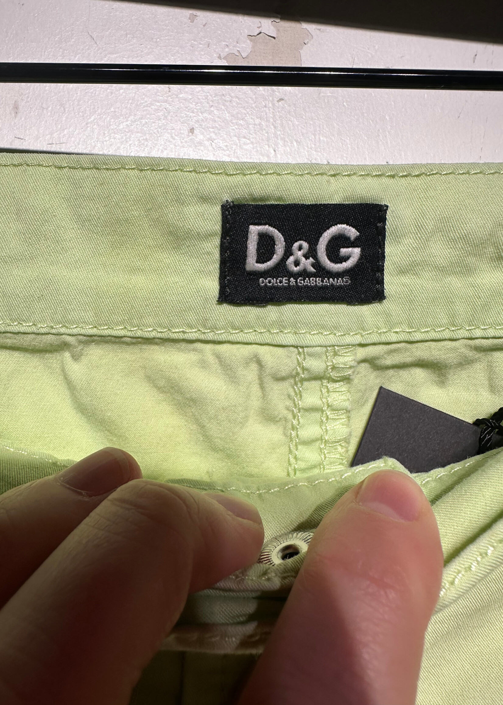 Dolce & Gabbana Green Capris Fem 30"