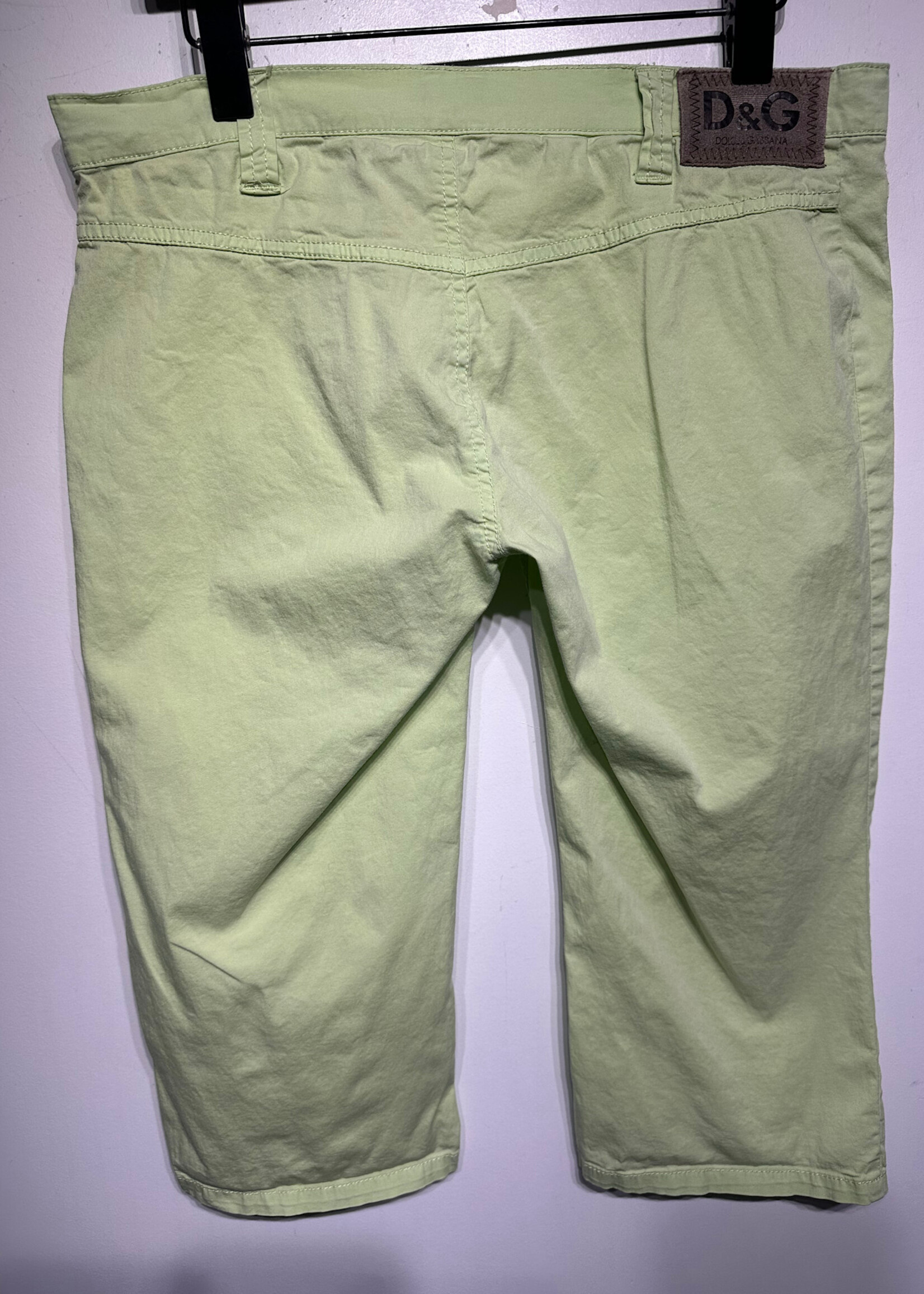 Dolce & Gabbana Green Capris Fem 30"