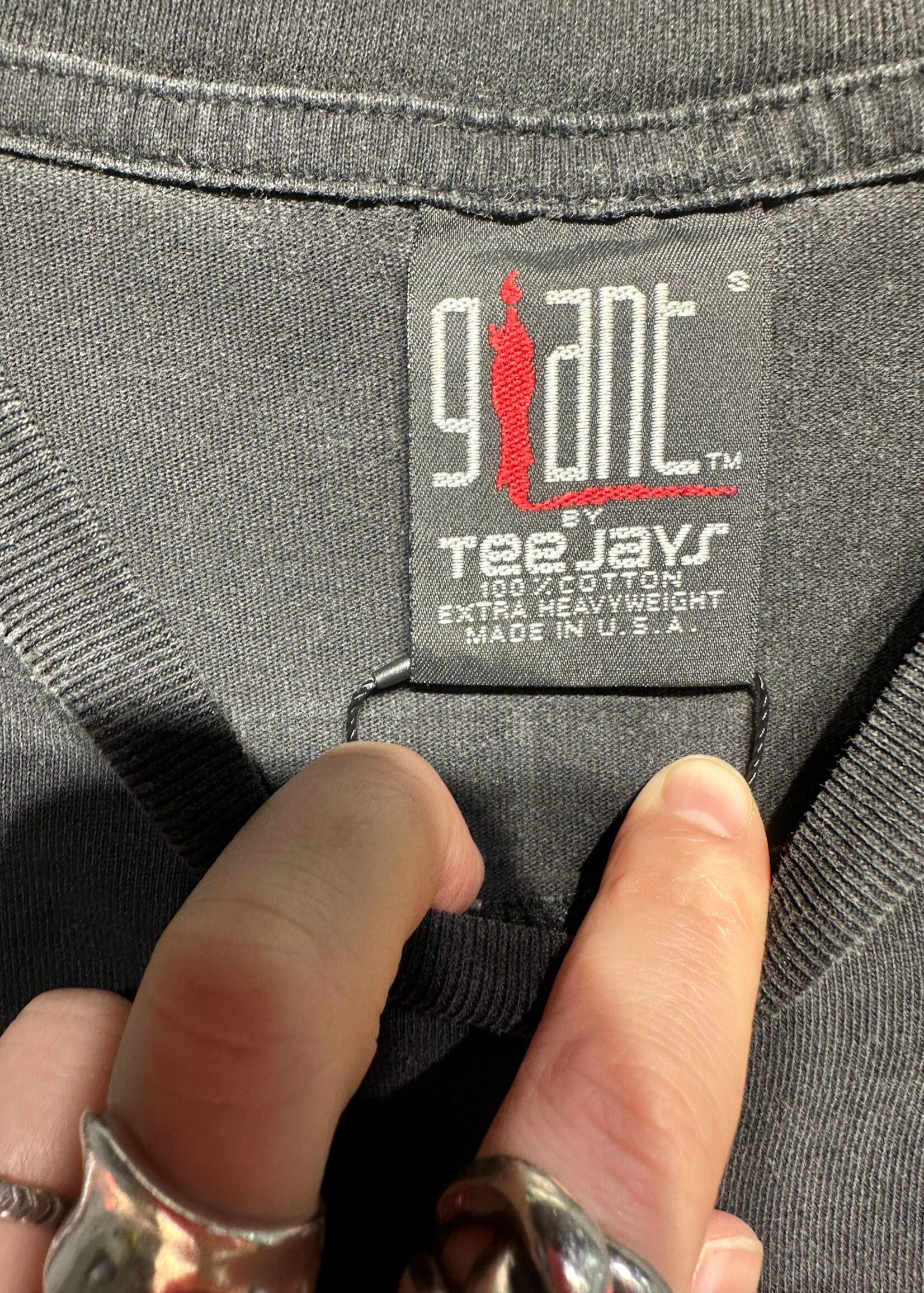 Rammstein Black Vintage Band Tee Masc L