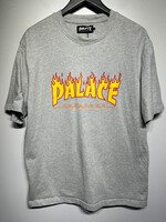 Palace X Thrasher Grey Flame Tee L