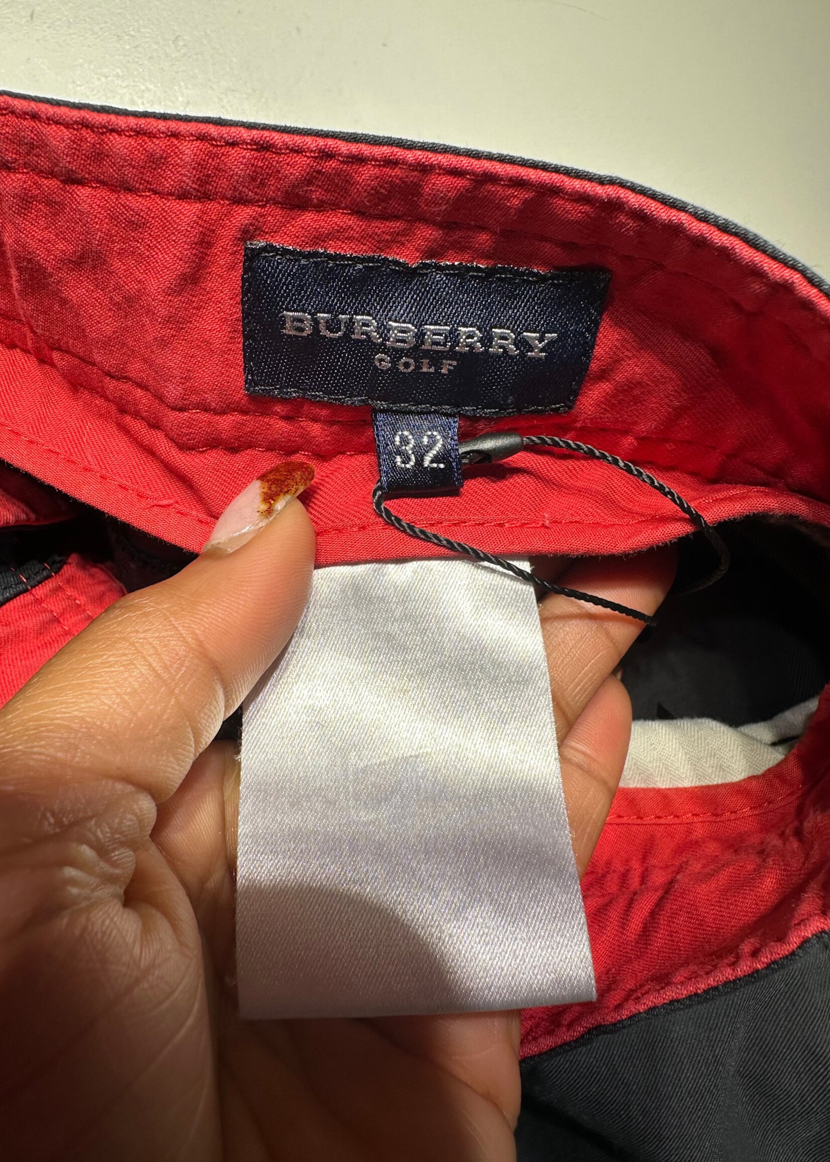 Burberry Golf Vintage Black Trousers Fem 34