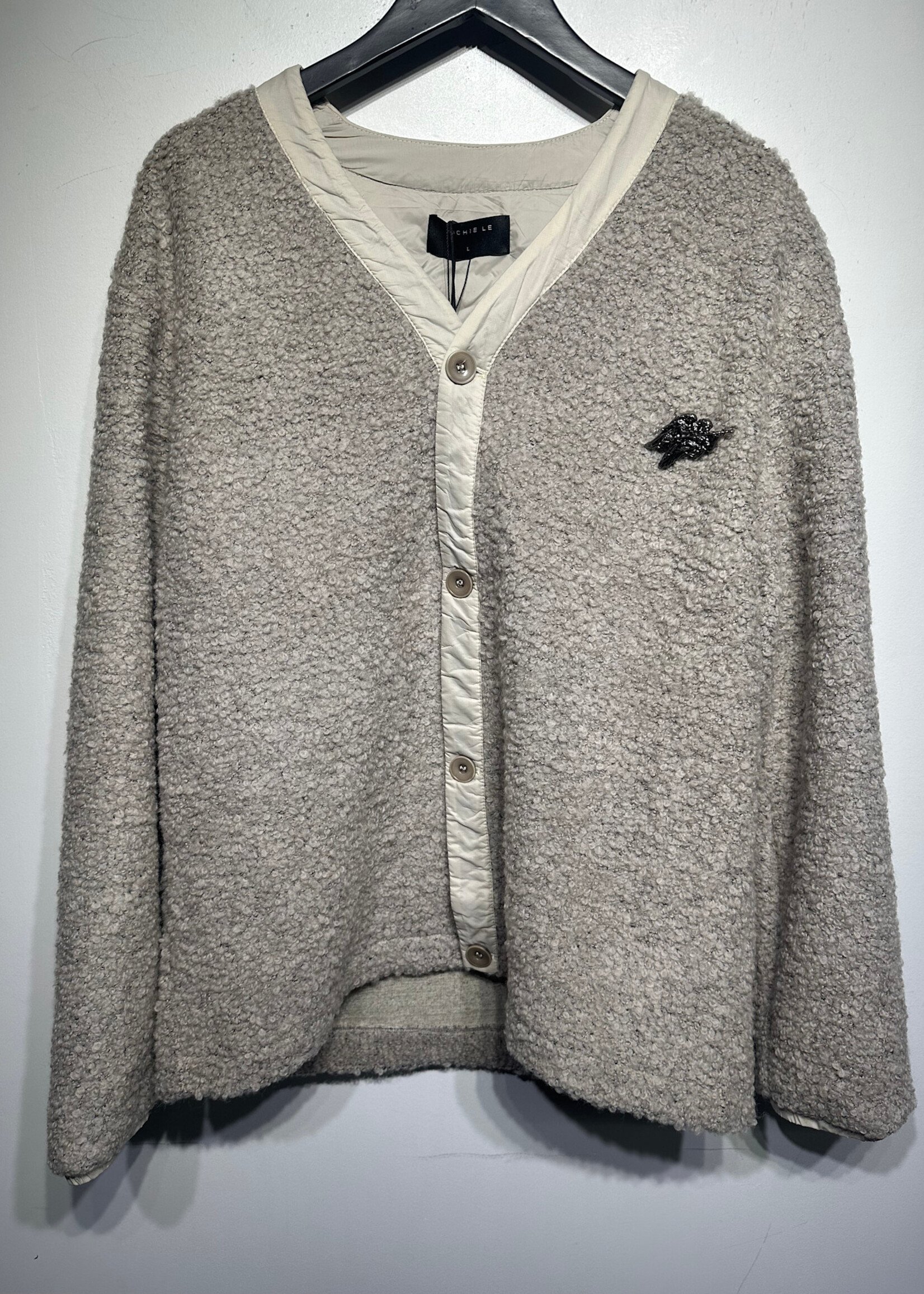 Richie Le NWT Sherpa Cardigan L