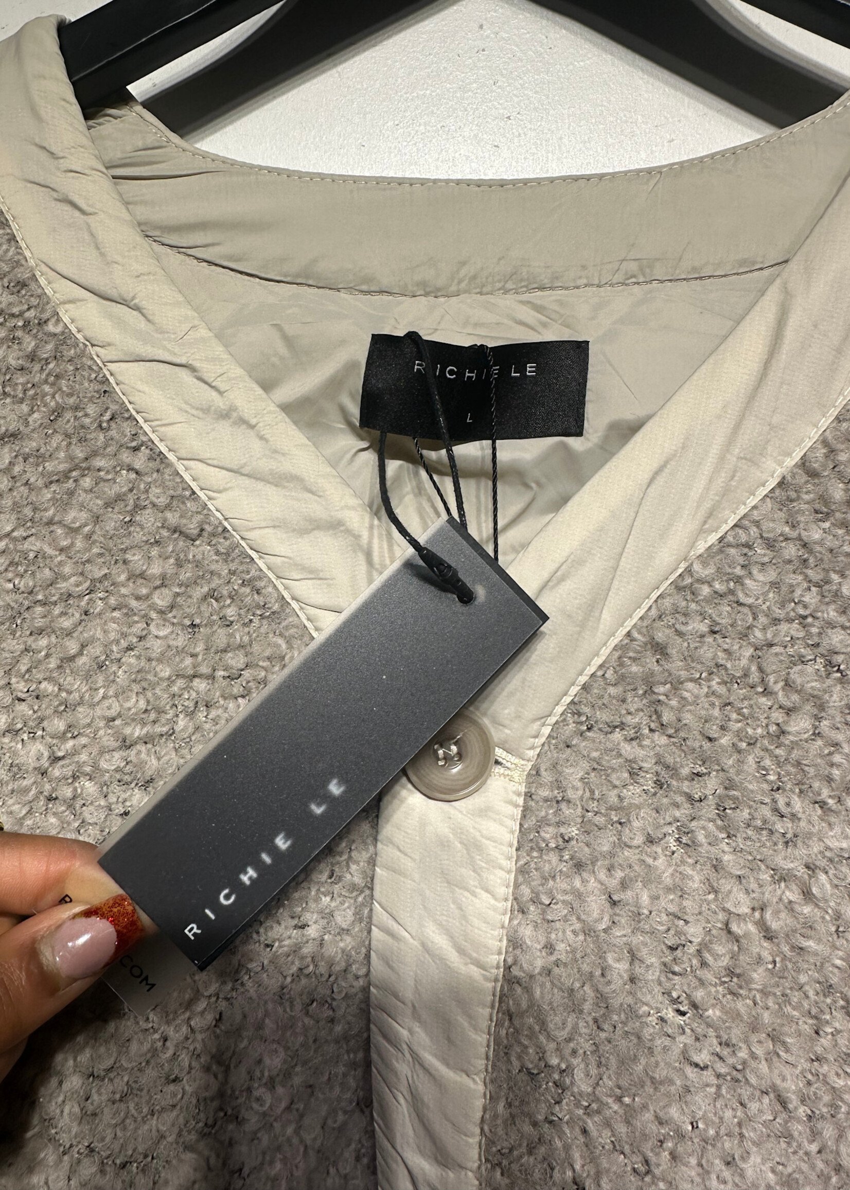 Richie Le NWT Sherpa Cardigan L