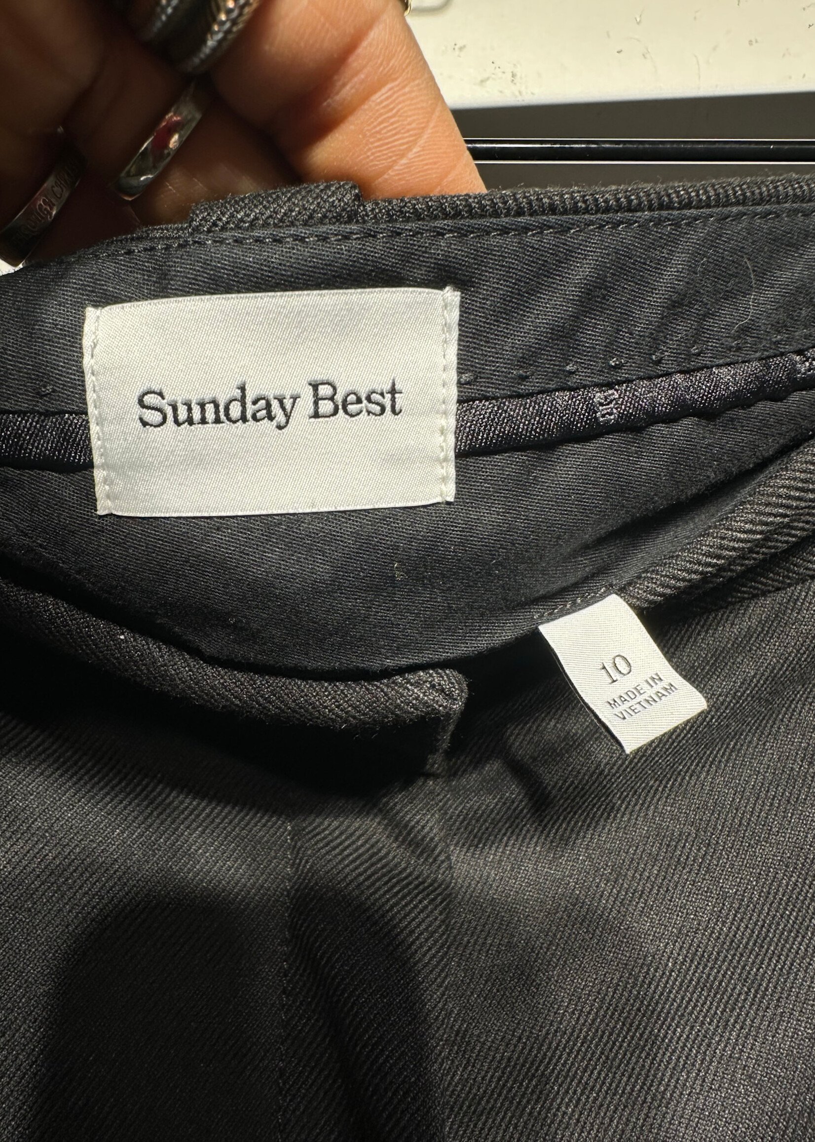 Sundays Best Black Cargo Pants Fem 32
