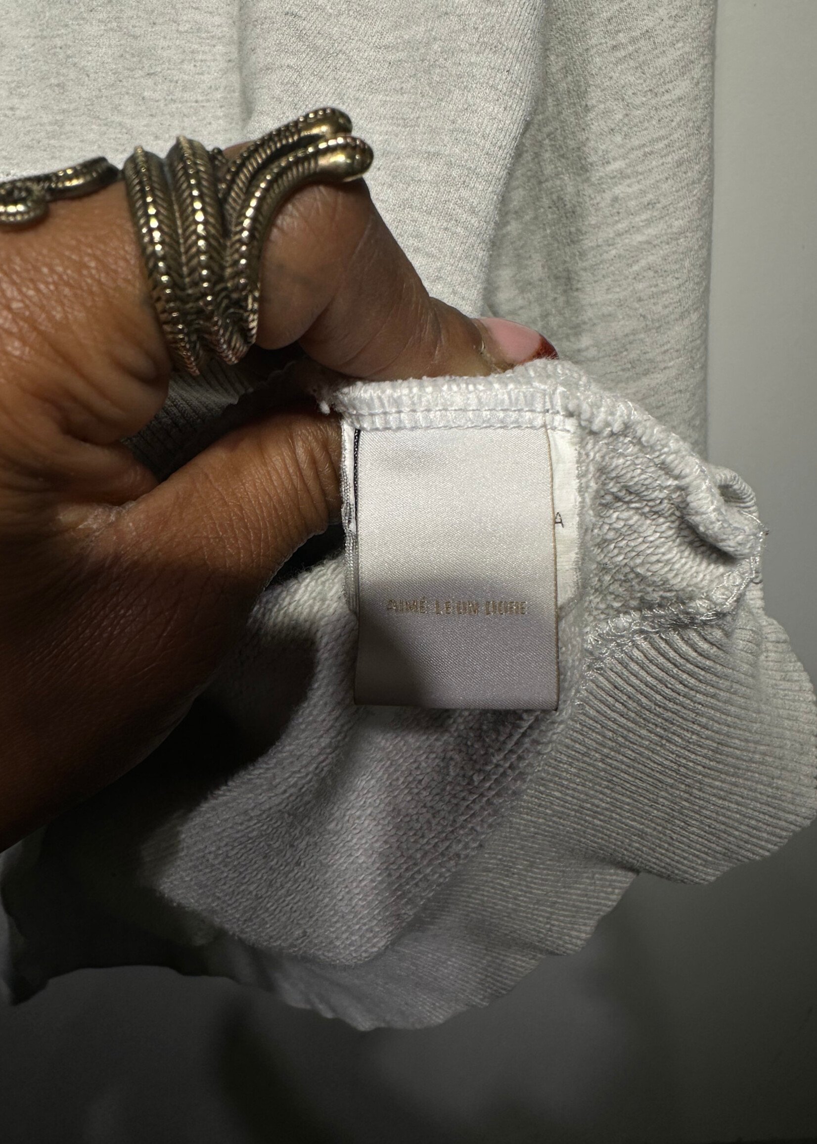 Aime Leon Dore Plain Grey Hoodie AS IS M