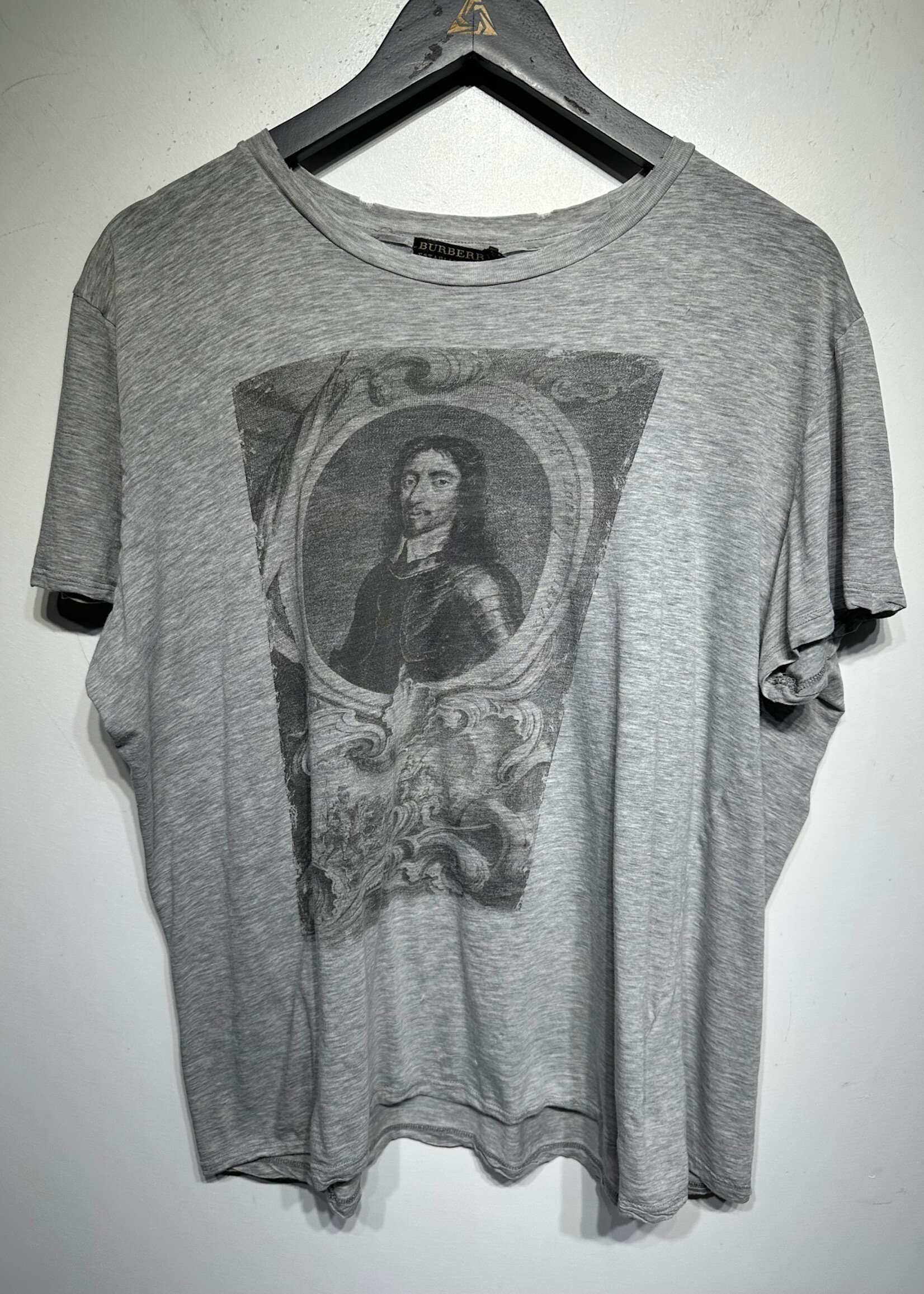 Burberry Grey Explorer Tee L As Is