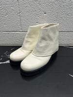 JW Anderson White Fold Over Boots 41/8