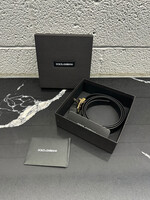 D&G Black Uniform Belt OS