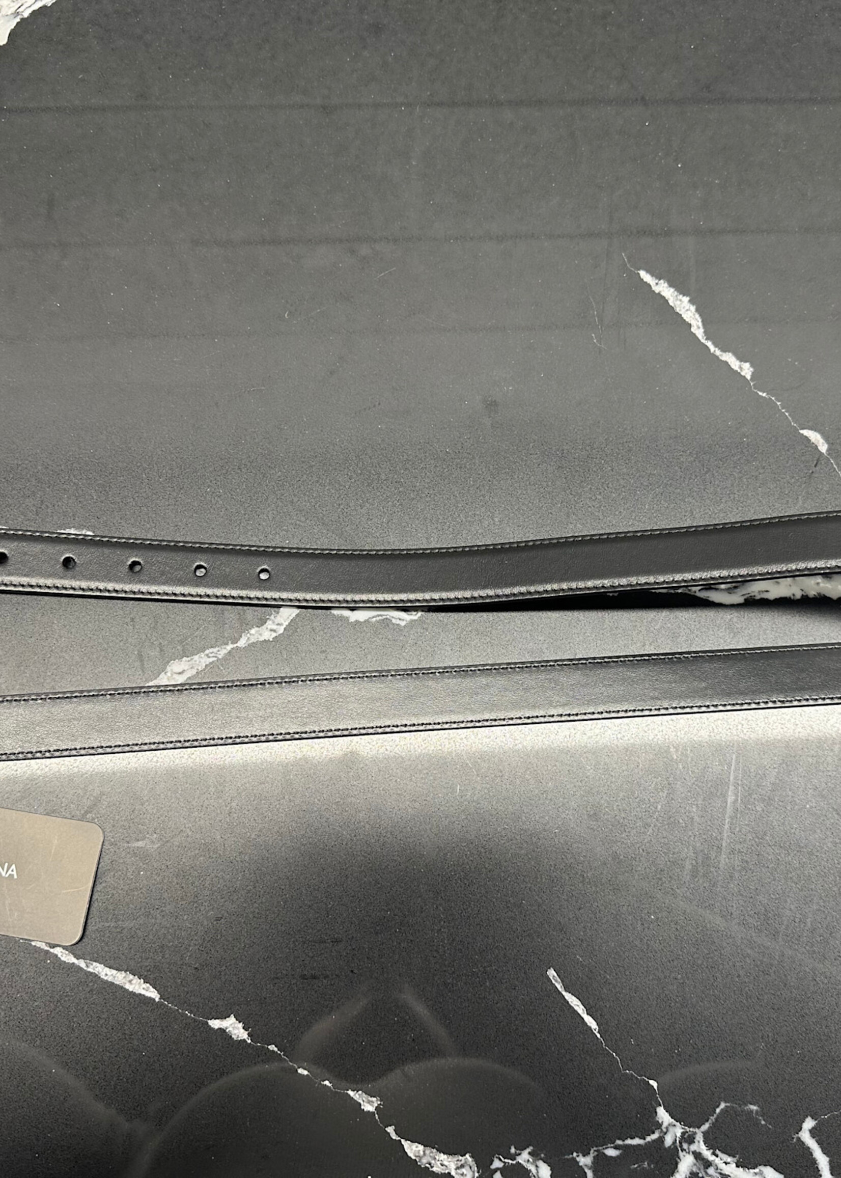 D&G Black Uniform Belt OS