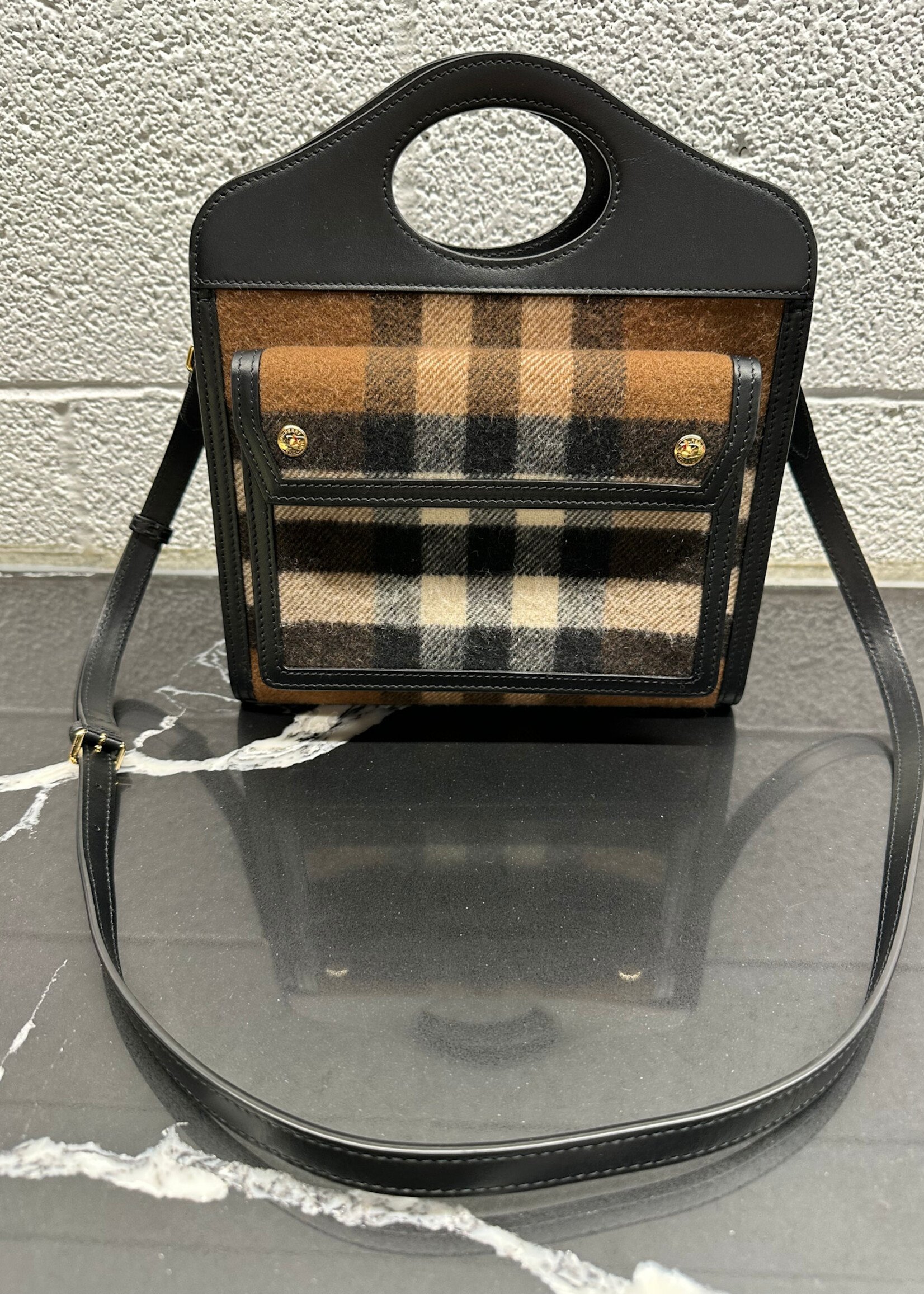 Burberry Mini Pocket Tote Shoulder Bag