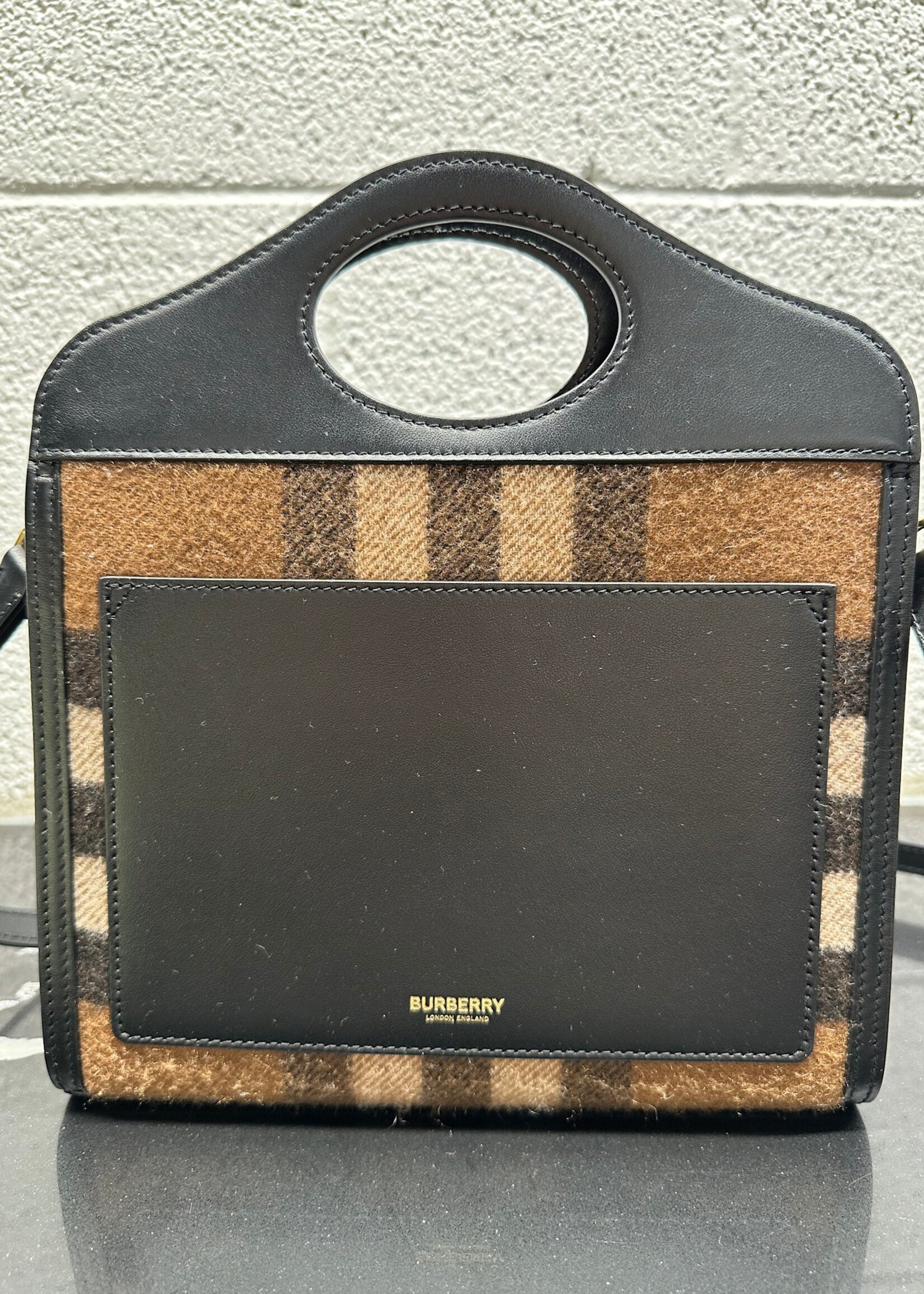 Burberry Mini Pocket Tote Shoulder Bag