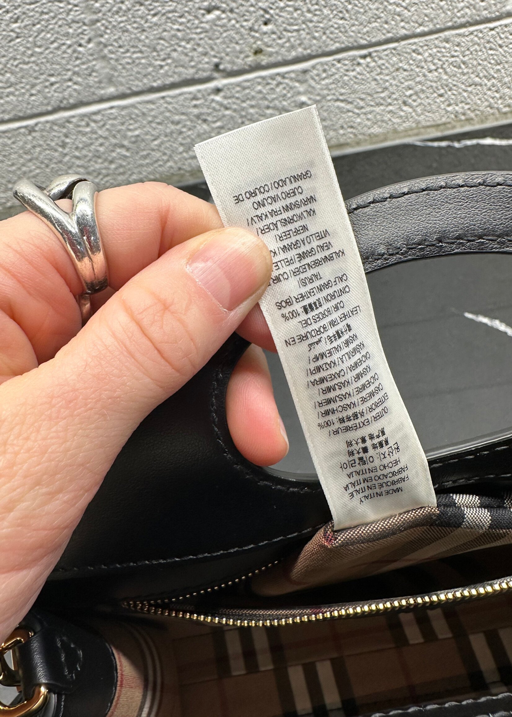 Burberry Mini Pocket Tote Shoulder Bag