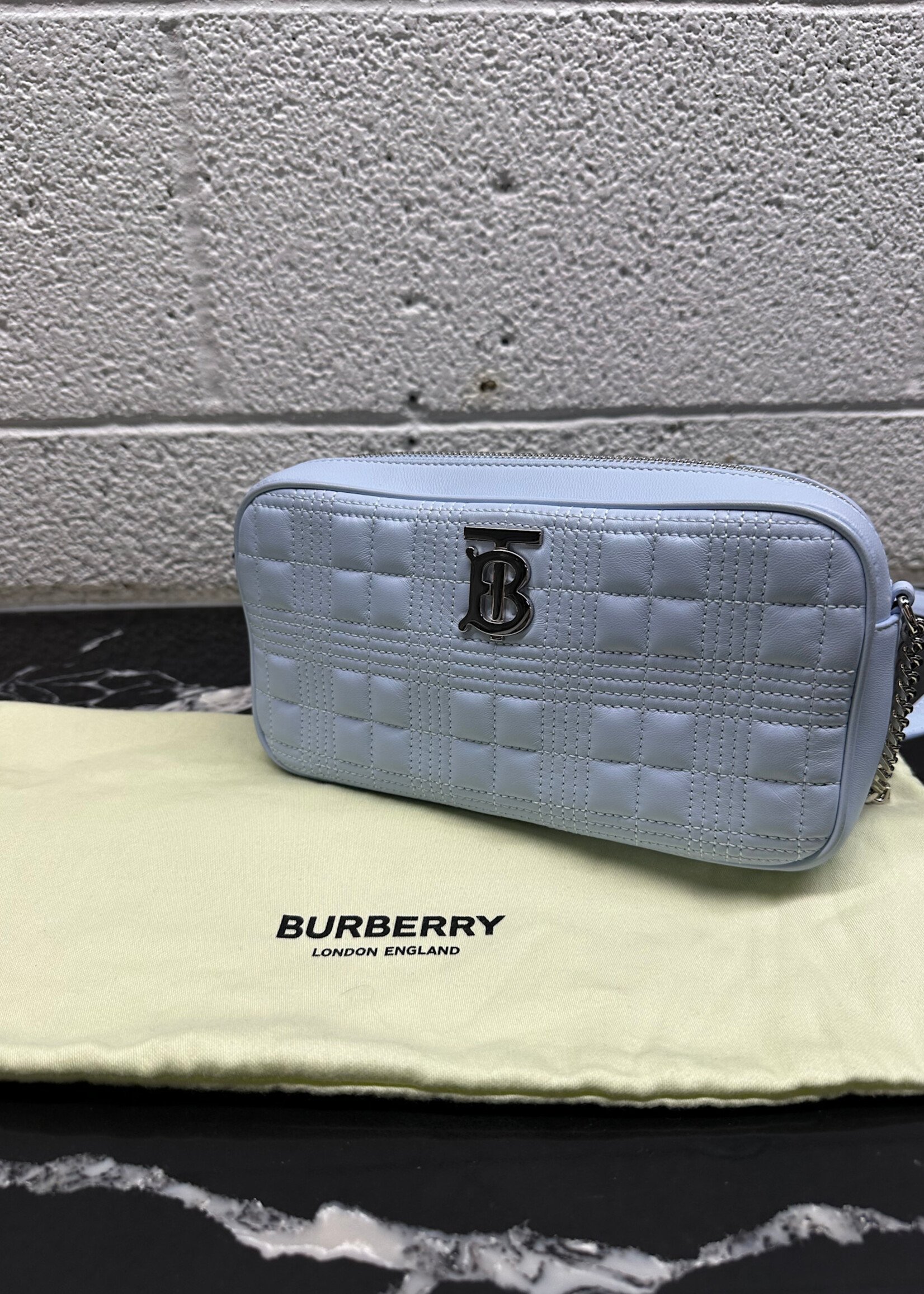 Burberry Lola Light Blue Small Camera Bag