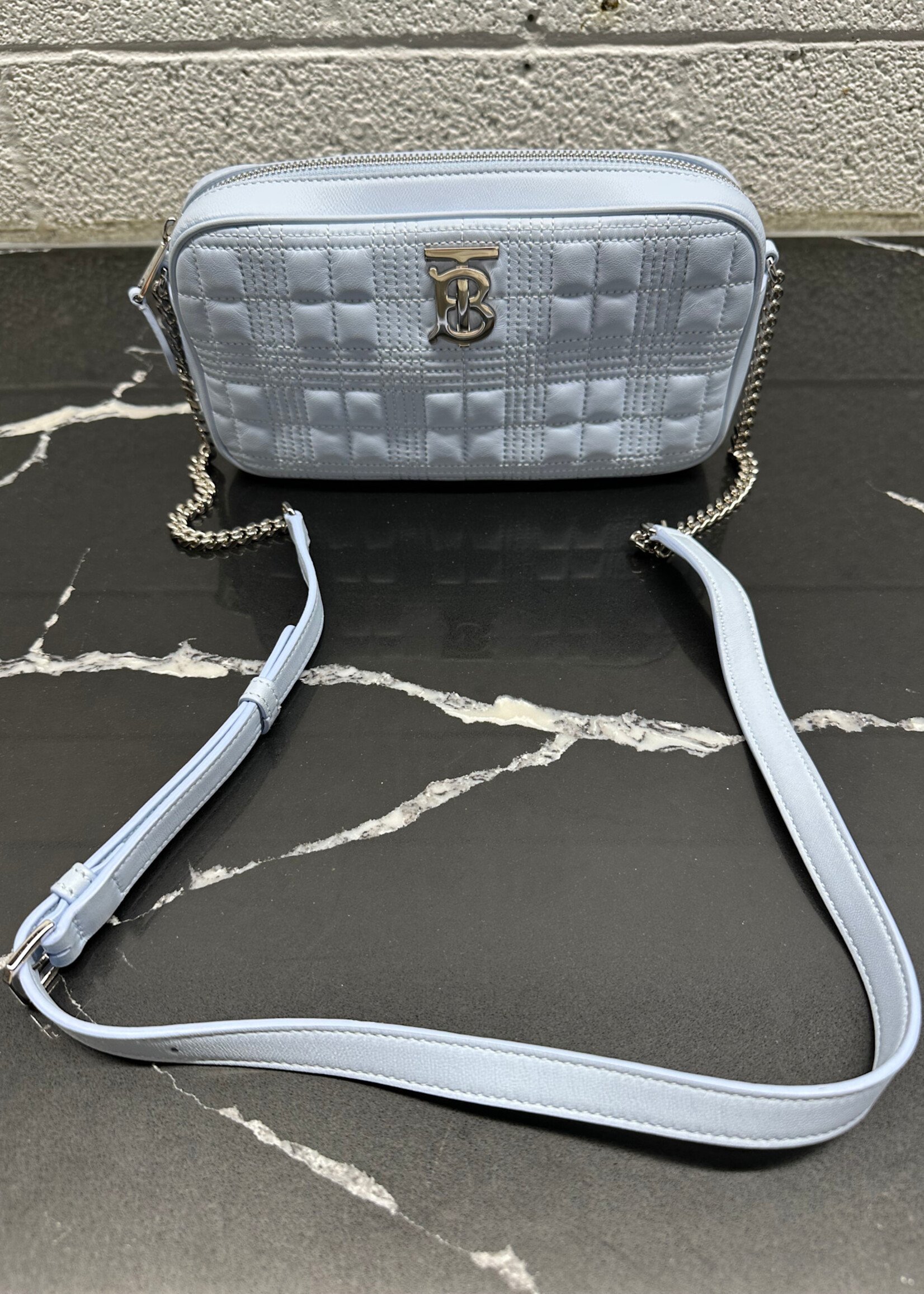 Burberry Lola Light Blue Small Camera Bag