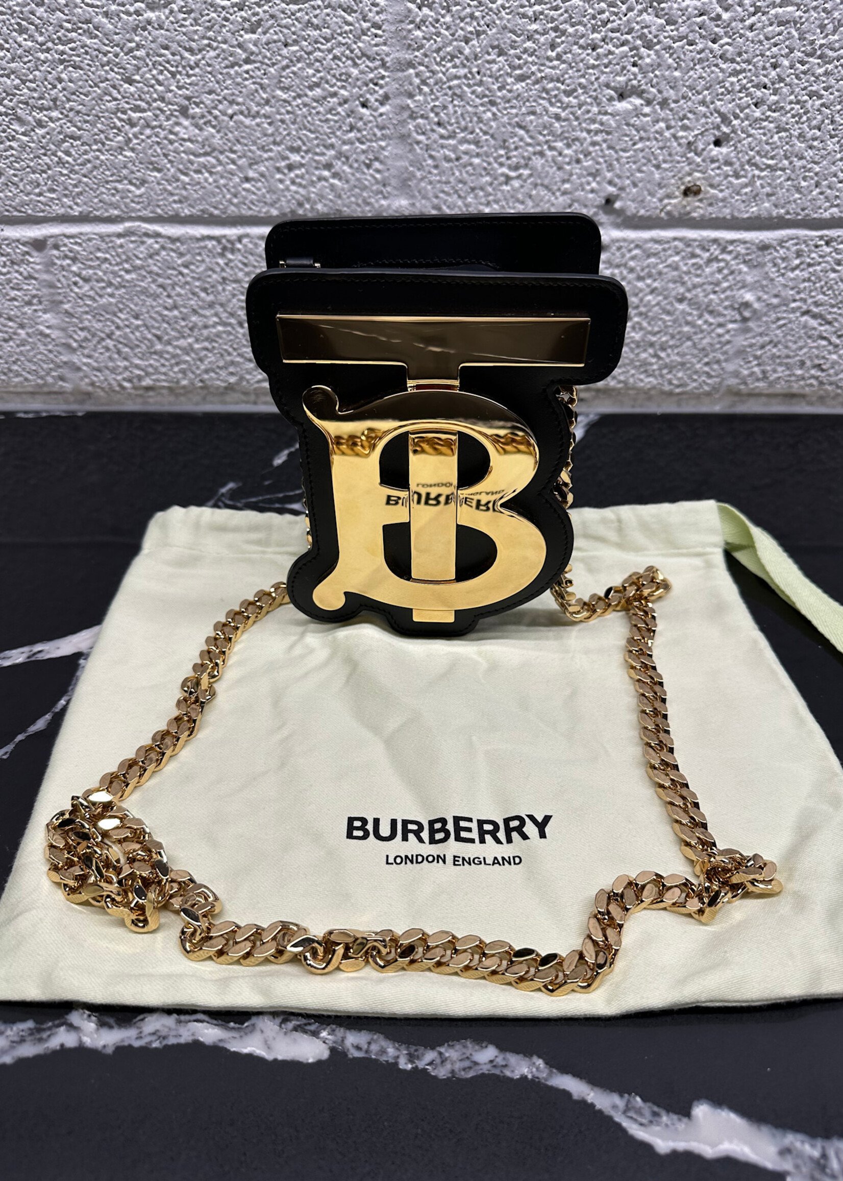 Burberry Calfskin TB Bag