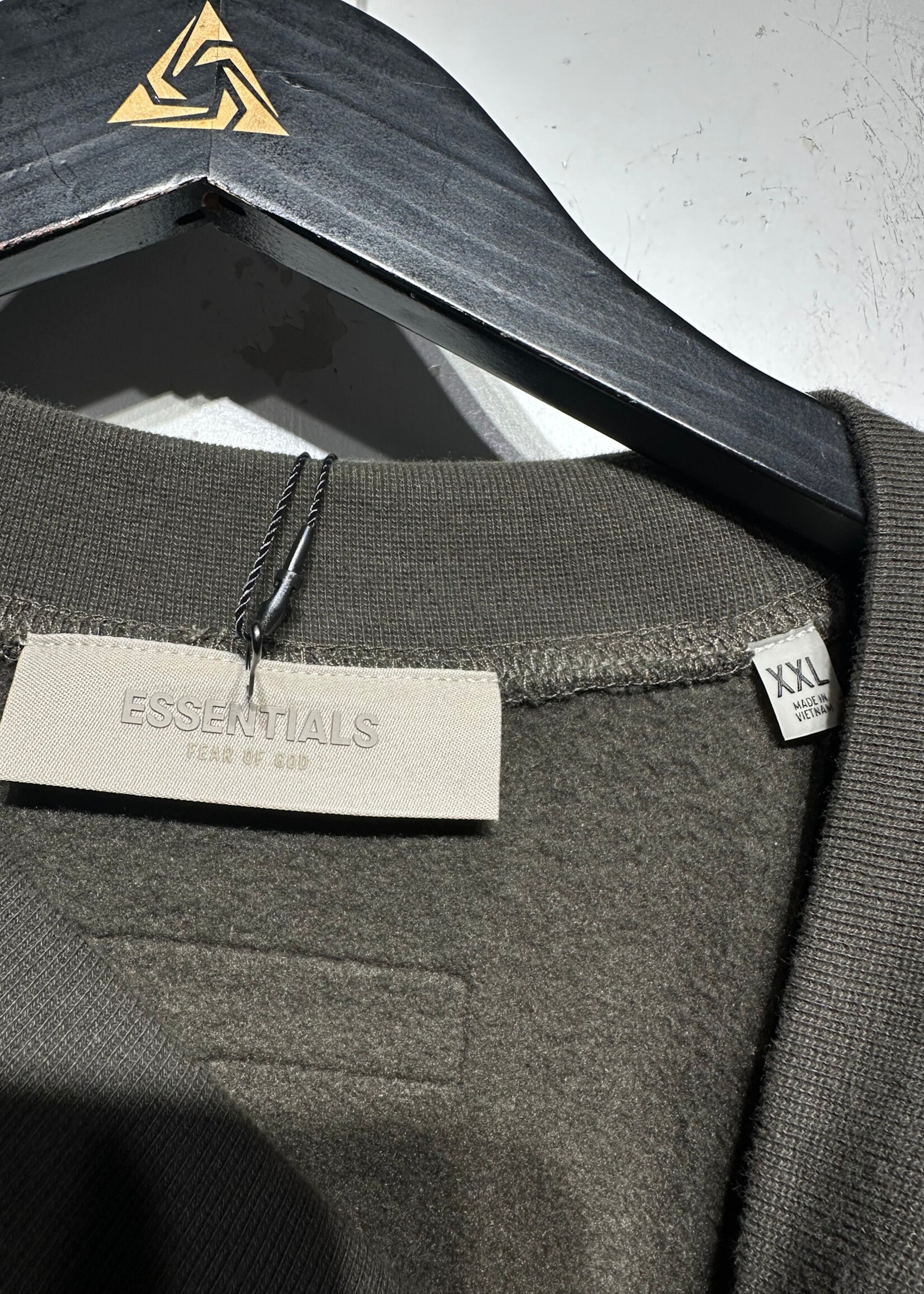 Essentials FOG Grey Logo Crewneck XXL