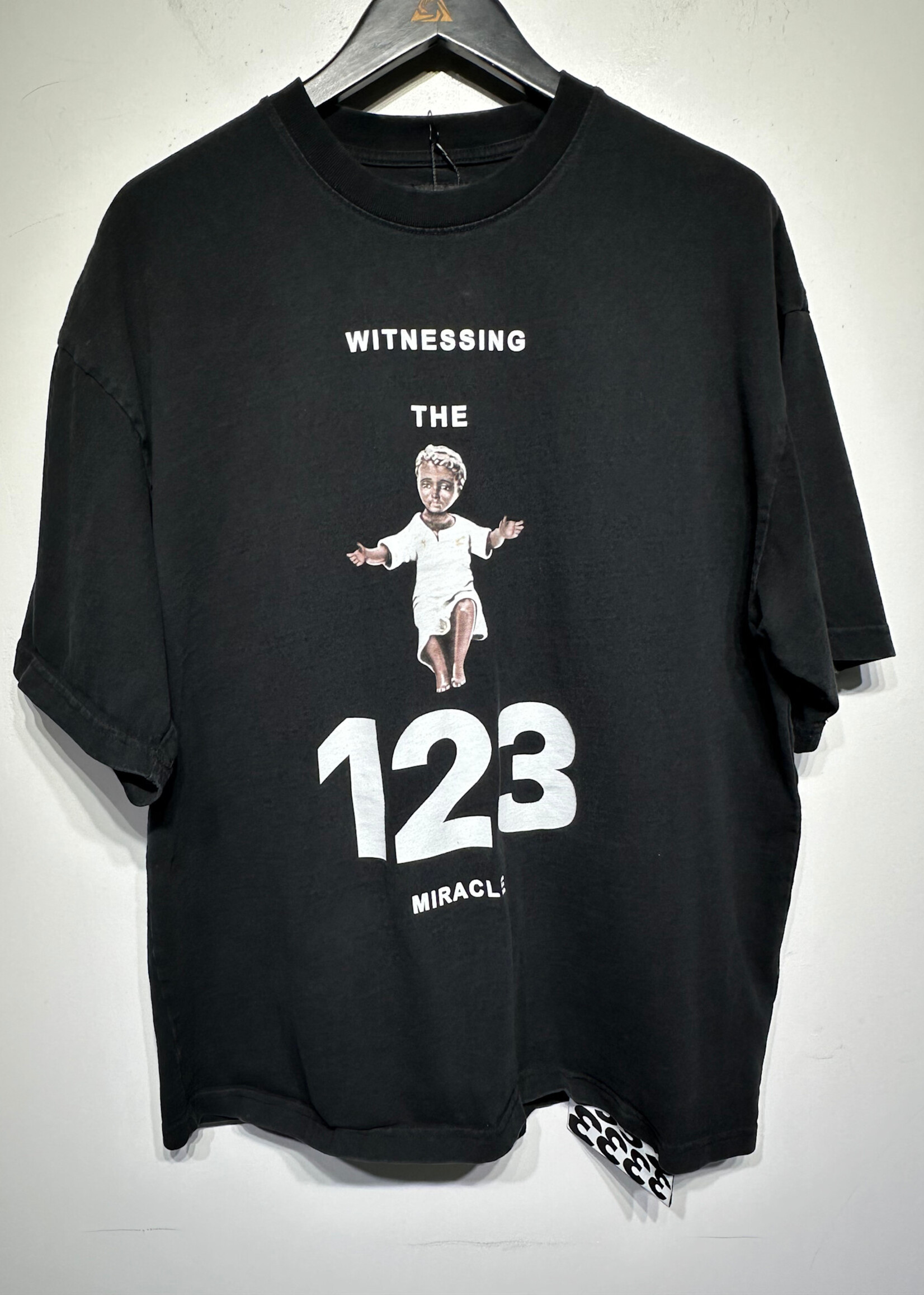 123 Rivington Rois Rebel Black Jesus Tee L