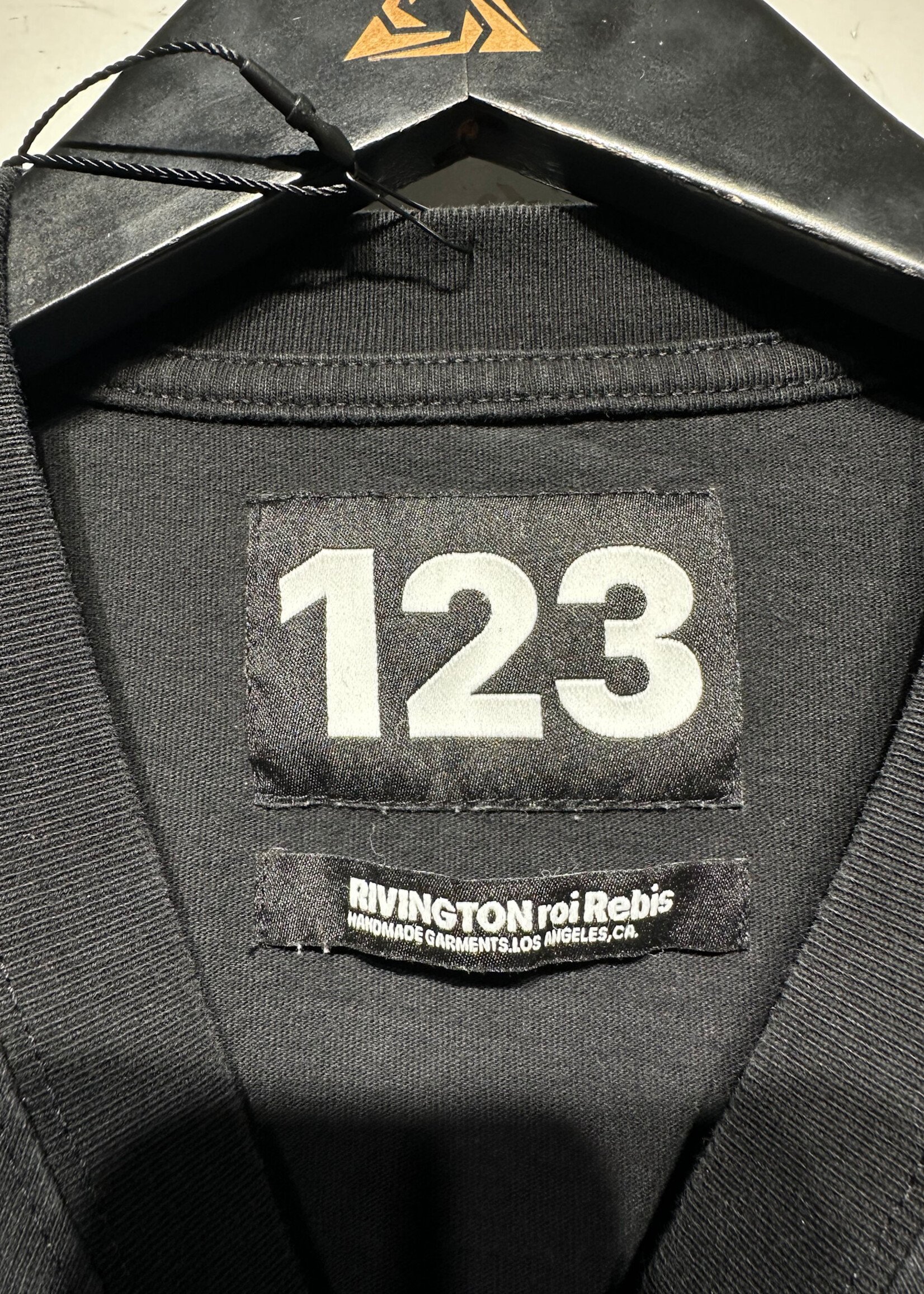 123 Rivington Rois Rebel Black Jesus Tee L