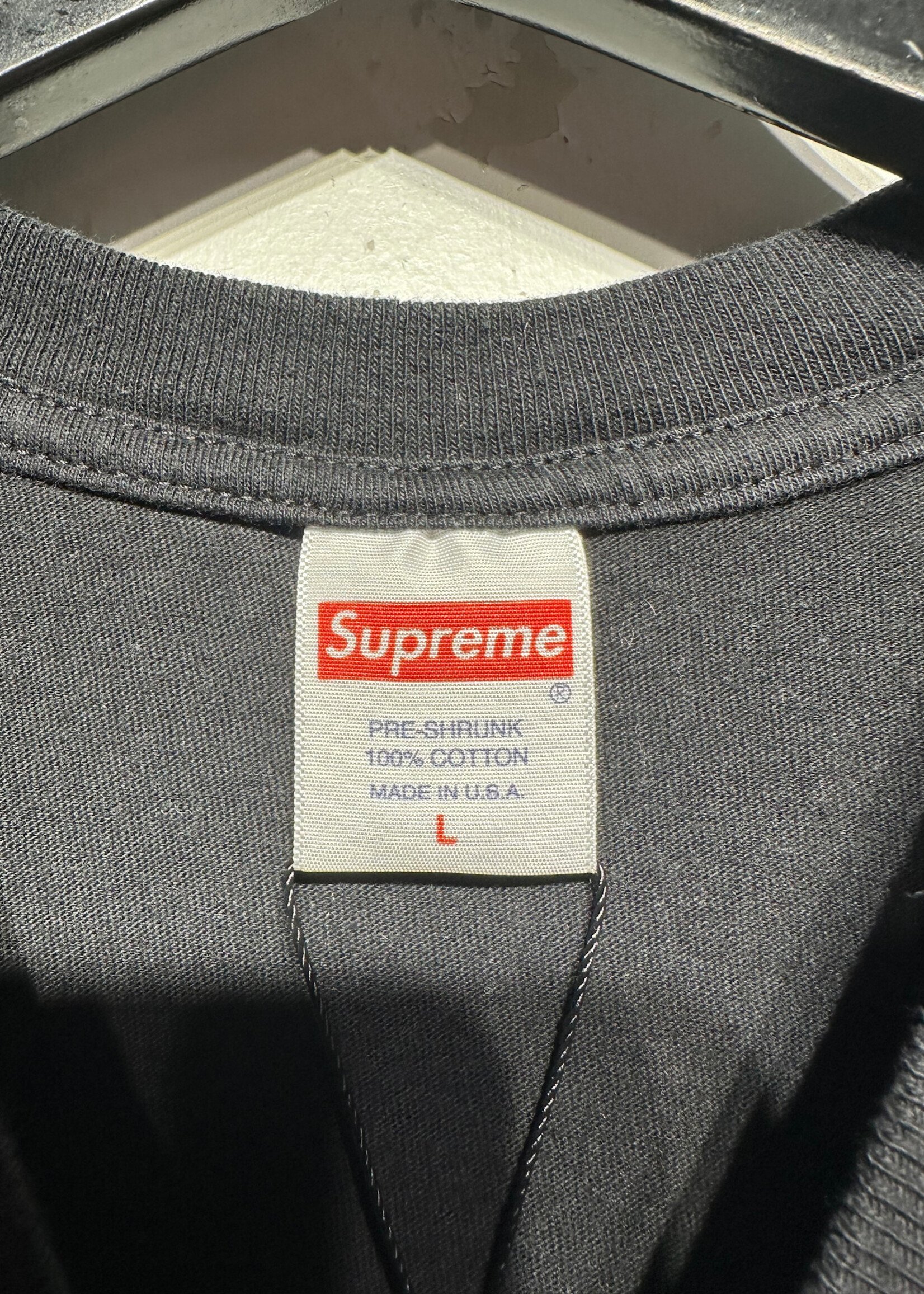 Supreme Electromagnetic Black Tee L