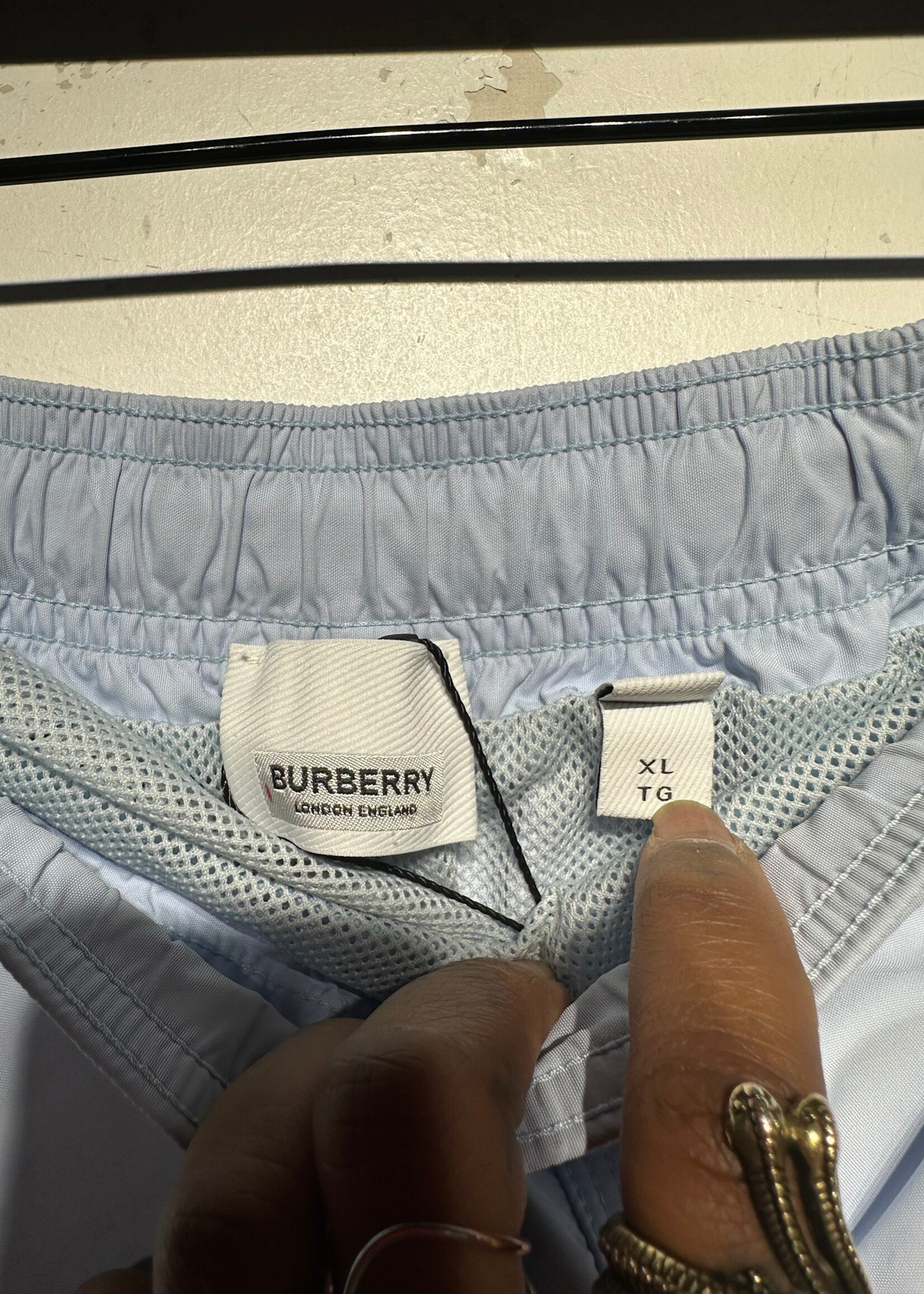 Burberry Baby Blue Board Shorts XL/34