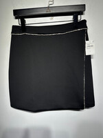 NWT Good American Black Rhinestone Skirt 28
