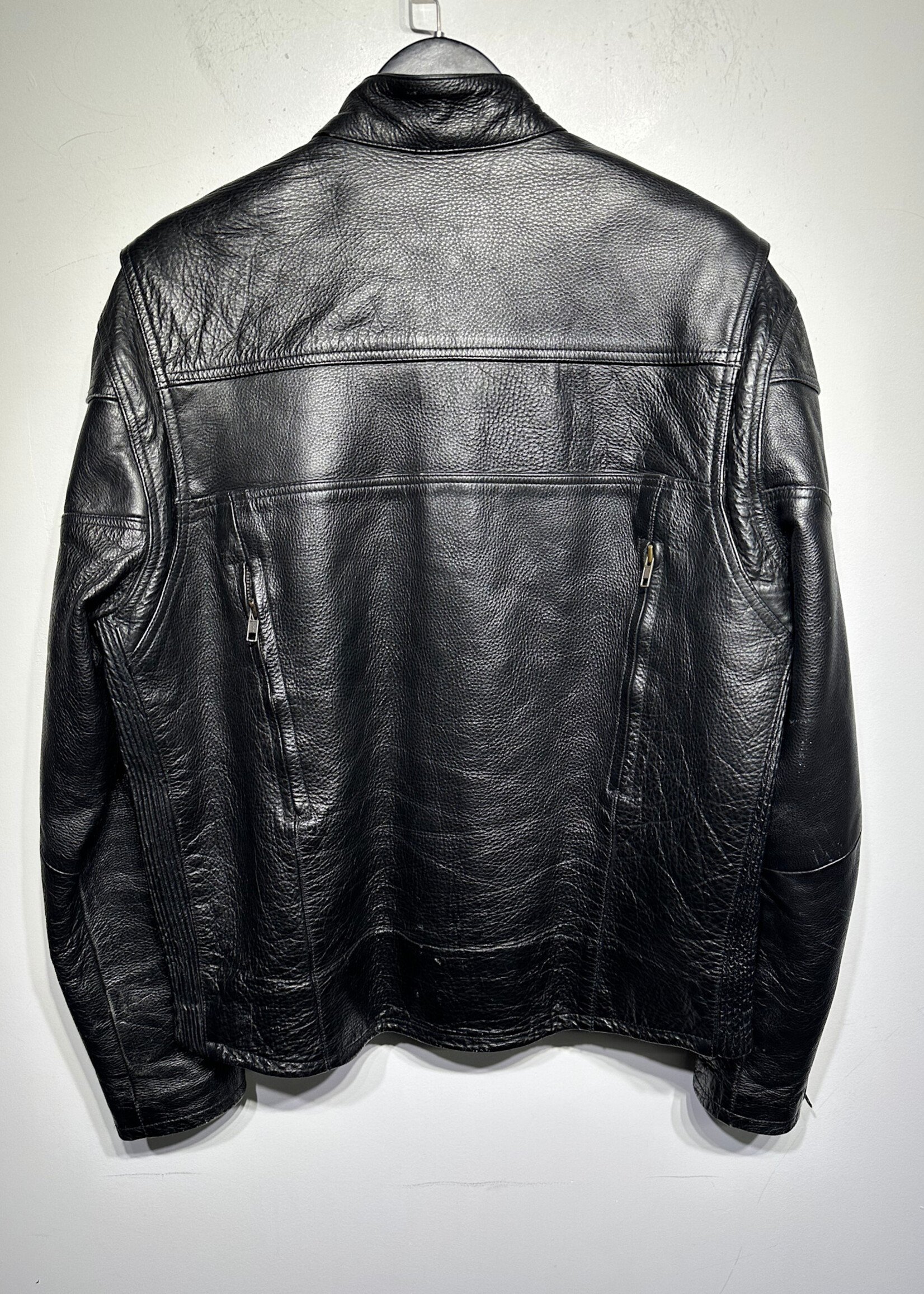 Bikers Club Black Moto Jacket M
