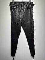 Phillip Plein Side Lace Leather Pant 28