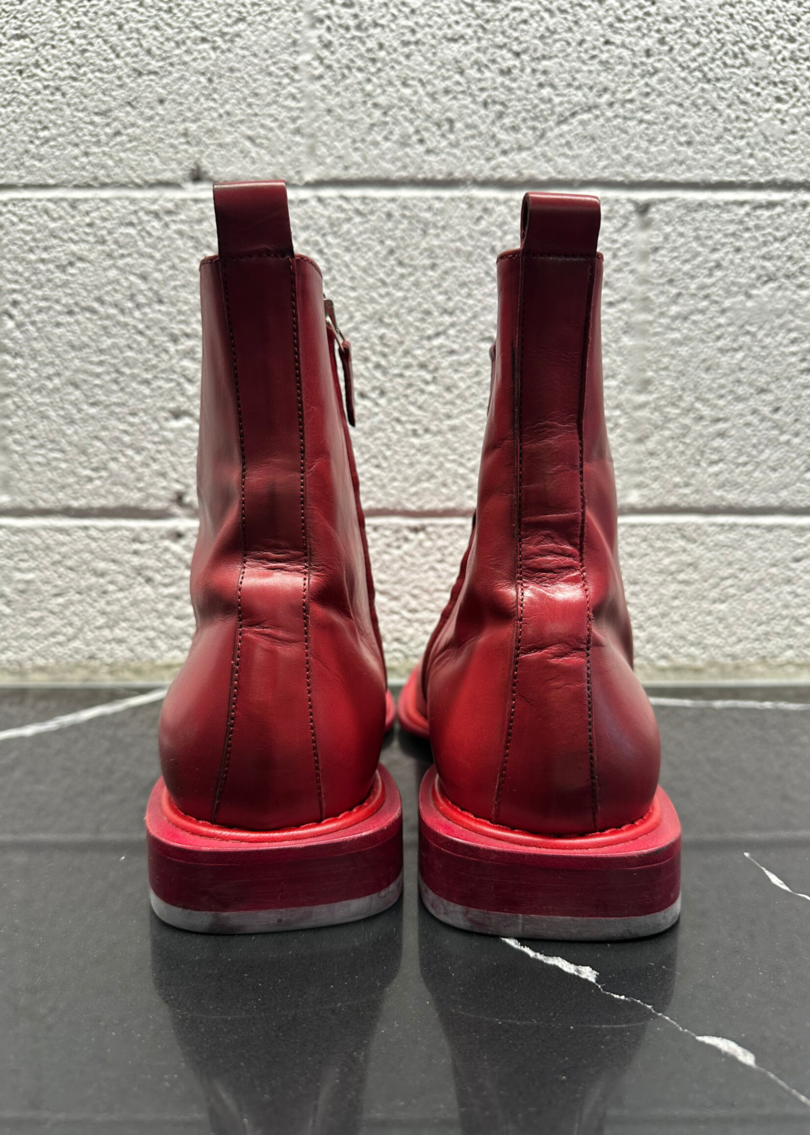 Robeto Cavalli Red Chelsea Boots Masc 41/8