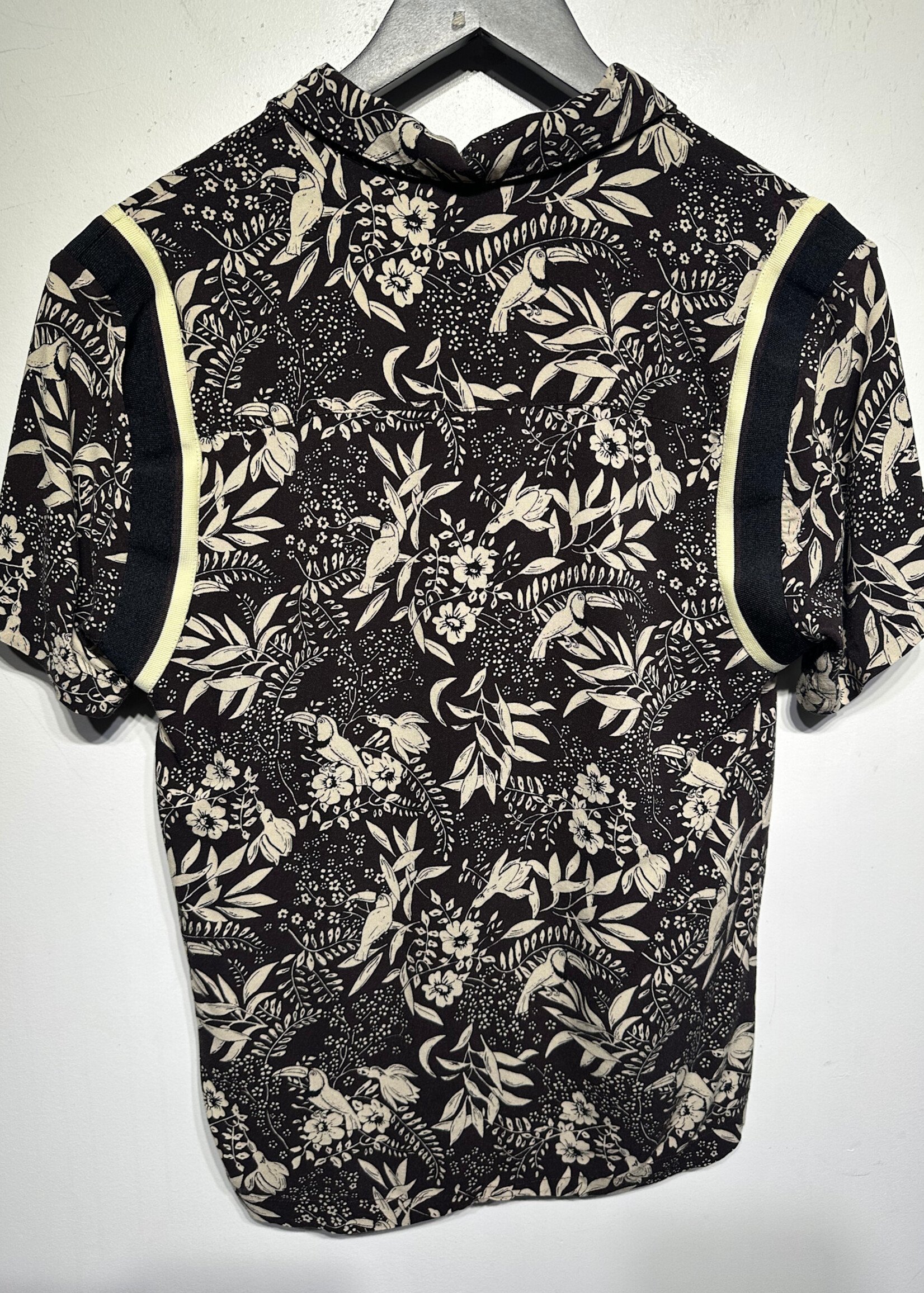 Scotch & Soda Black Toucan Aop SS B/u Masc M