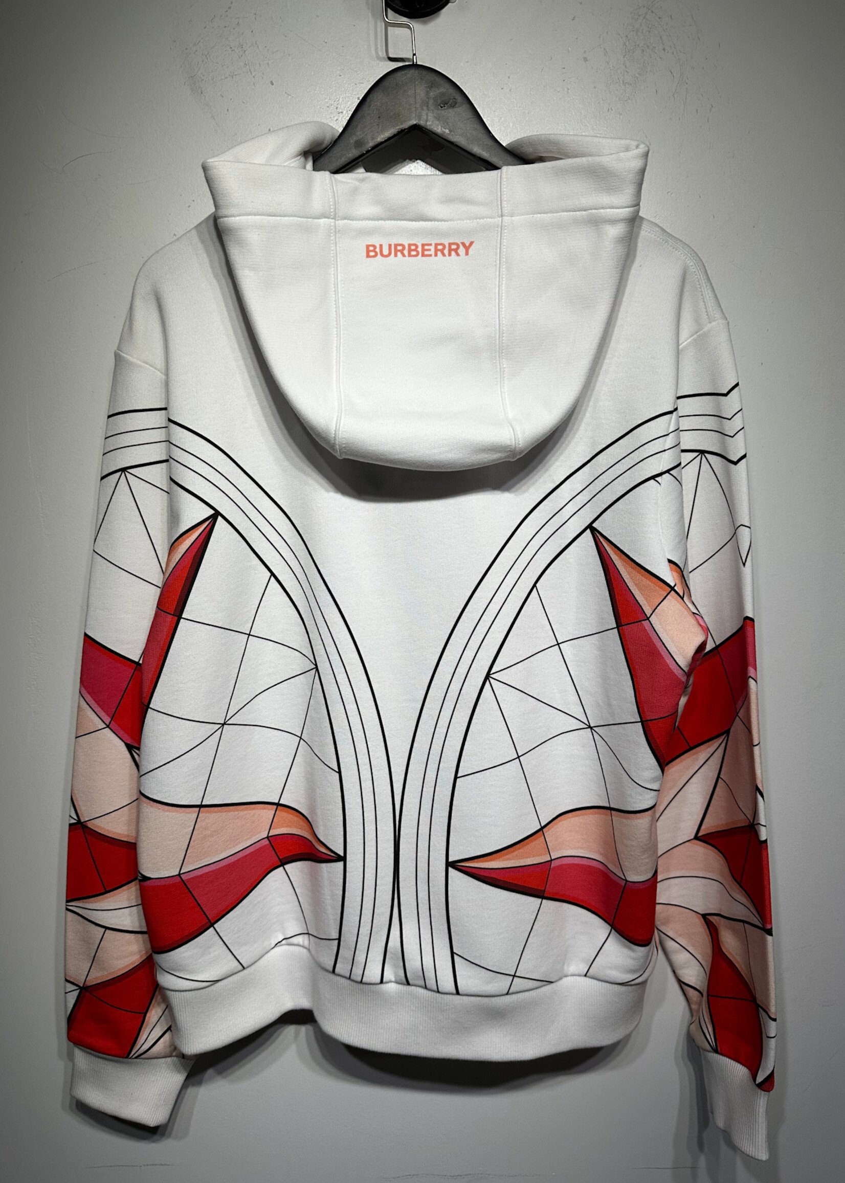 Burberry NWT White Red Jacket M