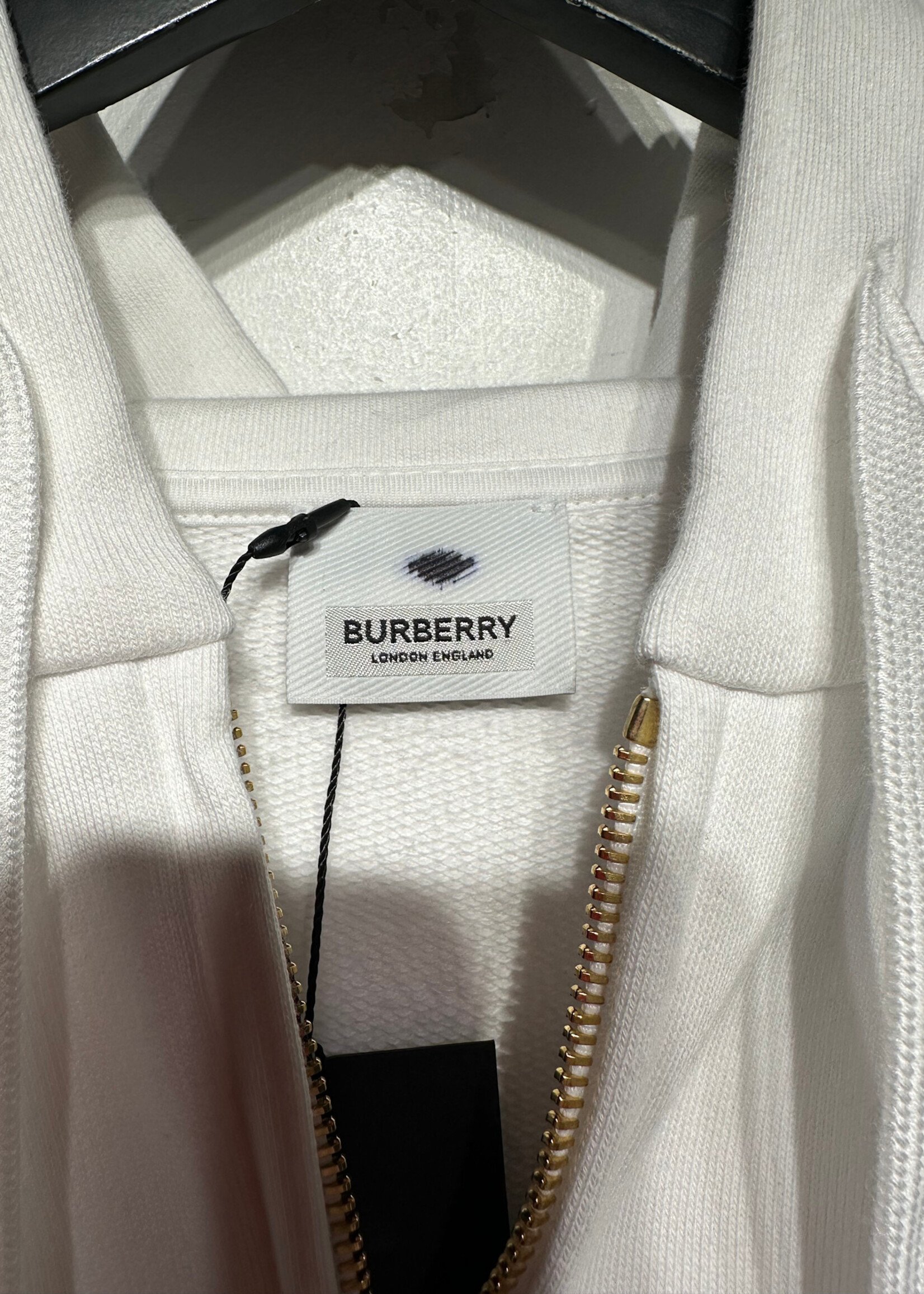 Burberry NWT White Red Jacket M