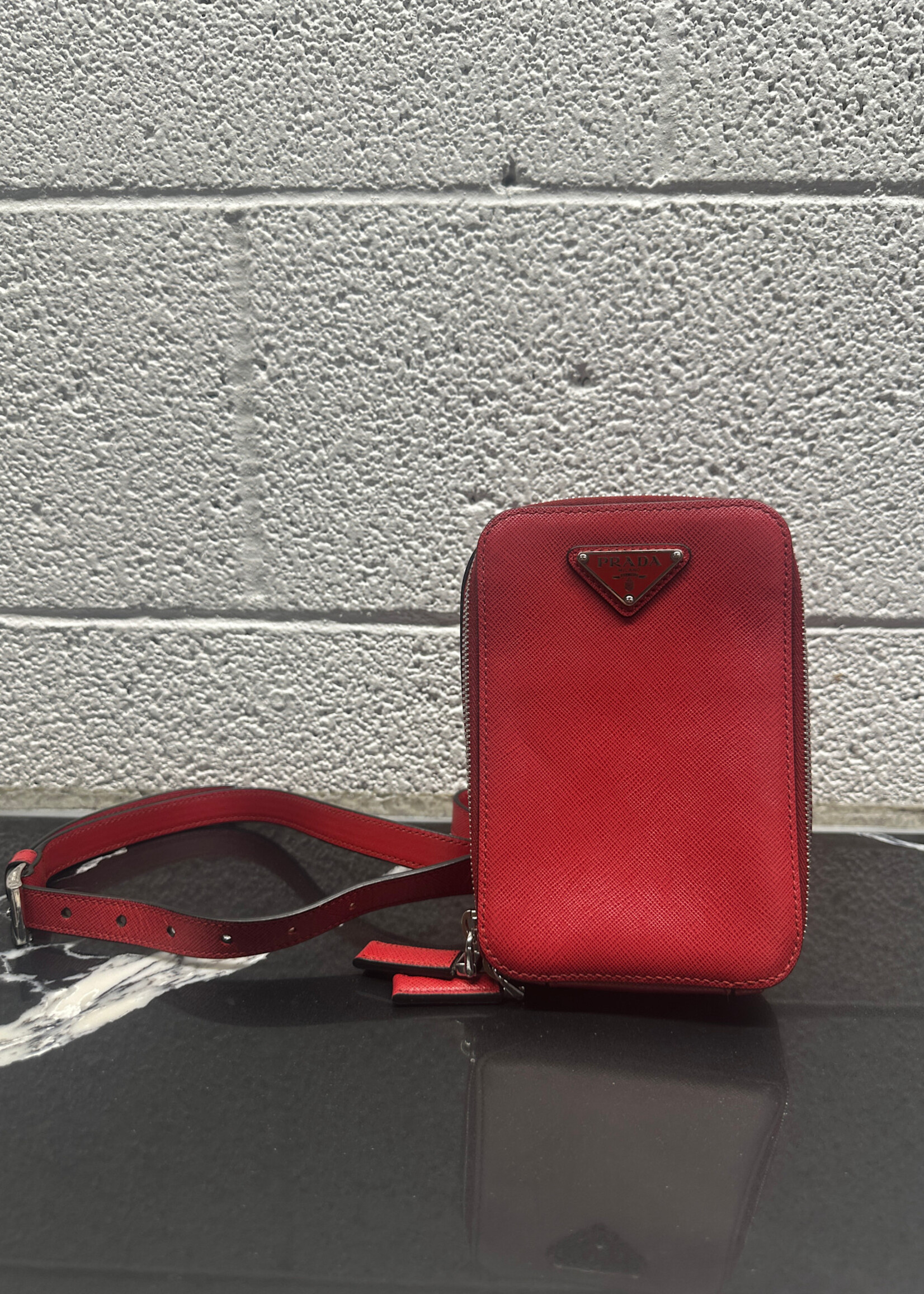 Prada Red Harness Bag