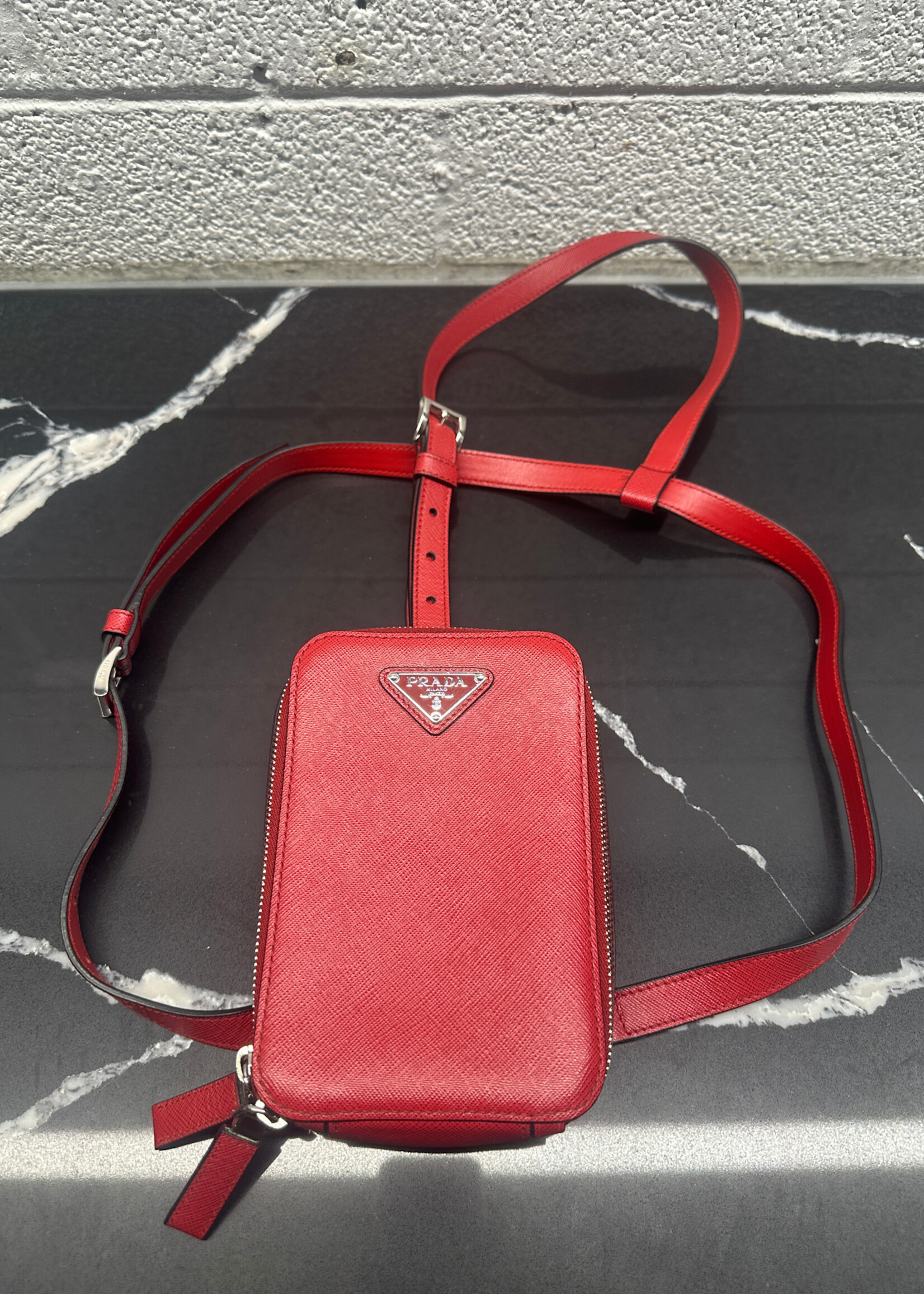 Prada Red Harness Bag
