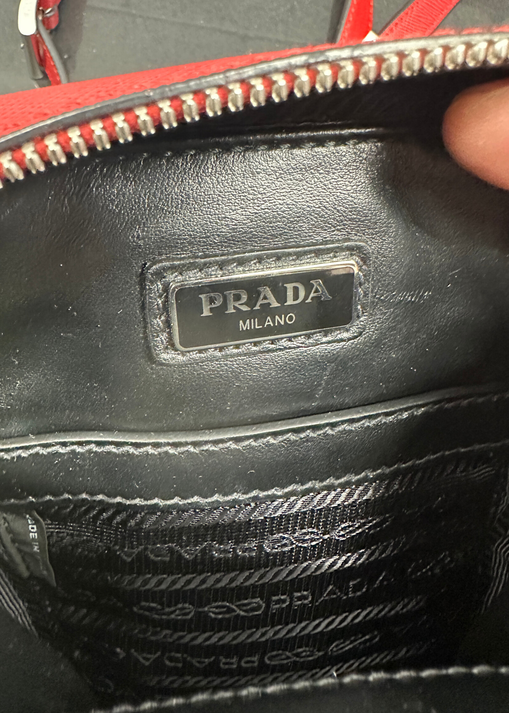 Prada Red Harness Bag