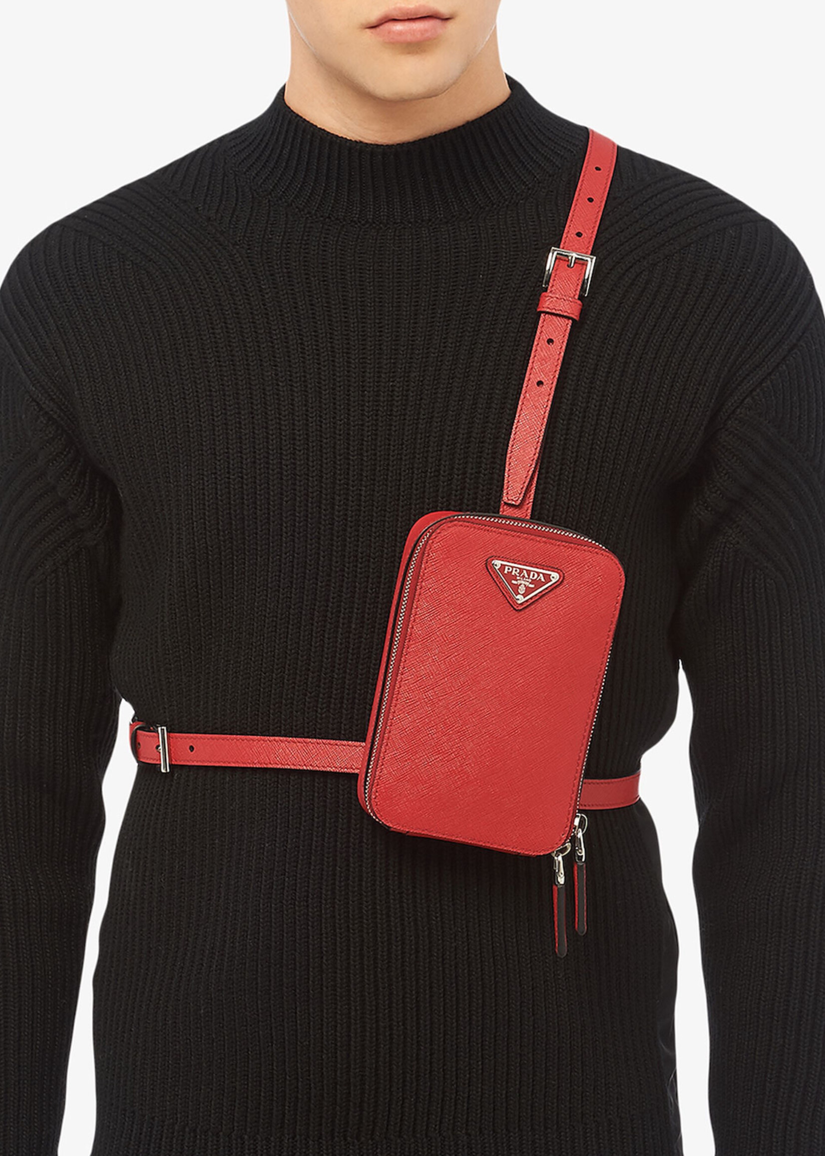 Prada Red Harness Bag