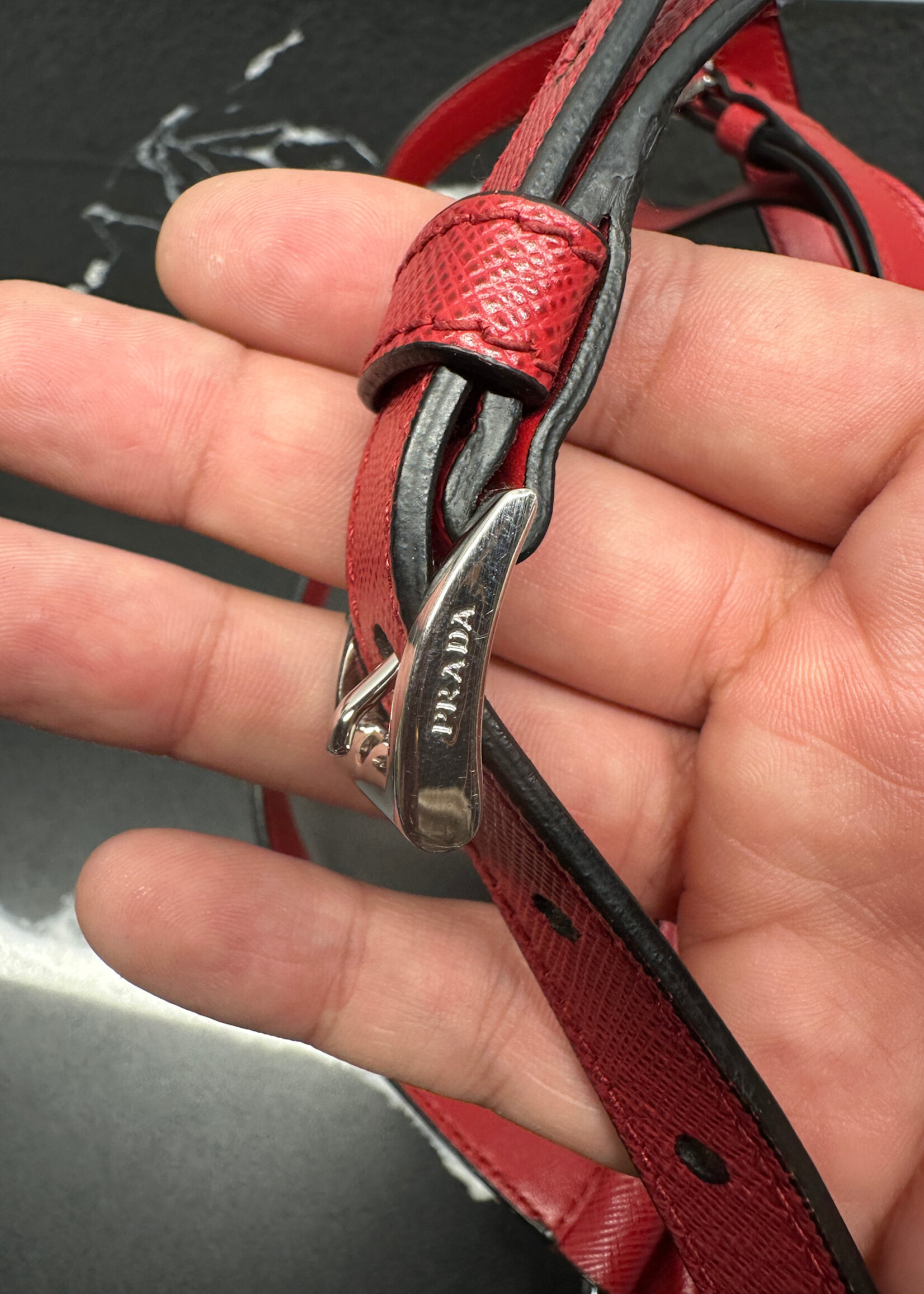 Prada Red Harness Bag