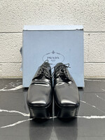 Prada Chunky Heel Derbies Masc 8 Fem 9.5 AS IS