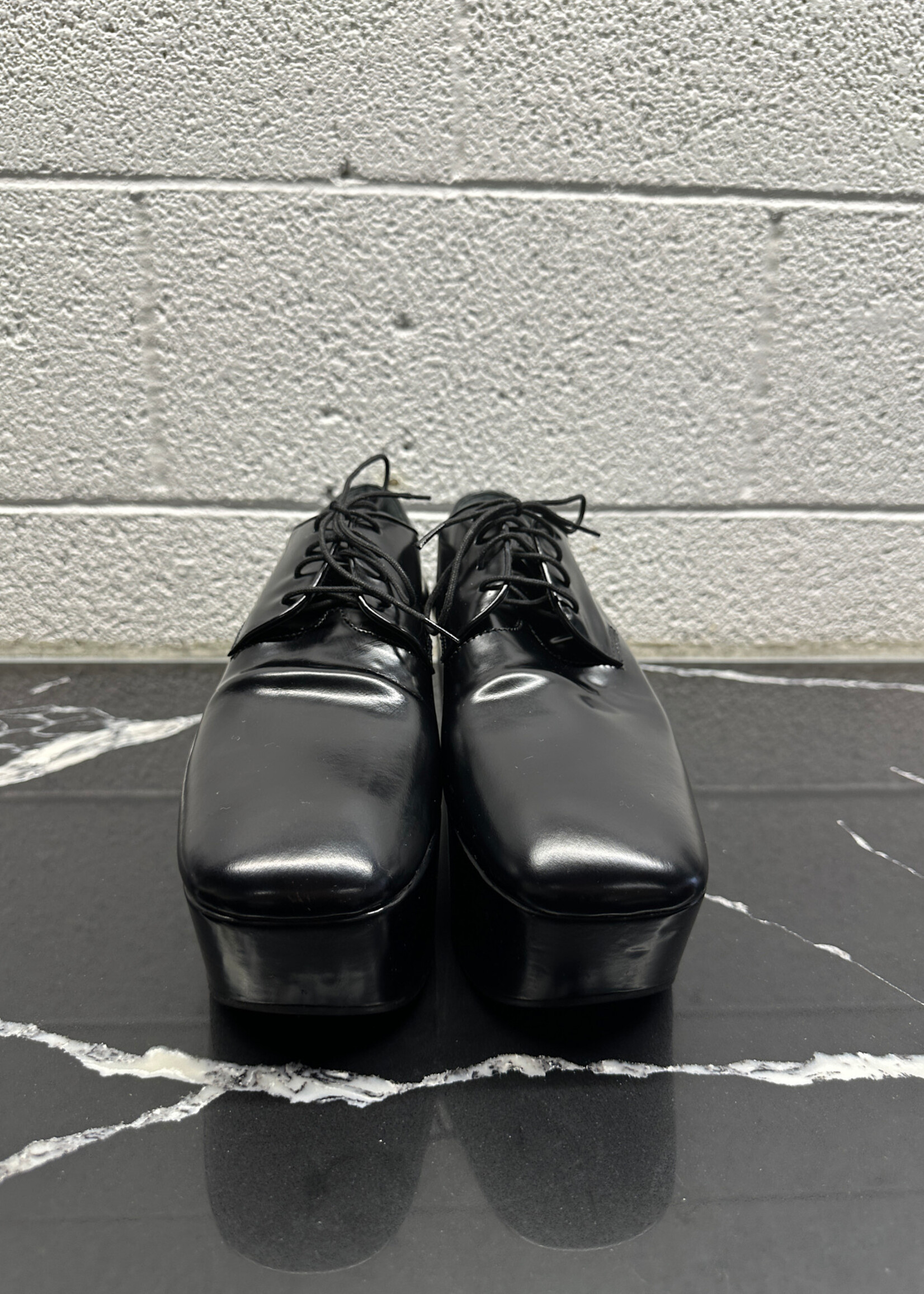 Prada Chunky Heel Derbies Masc 8 Fem 9.5 AS IS