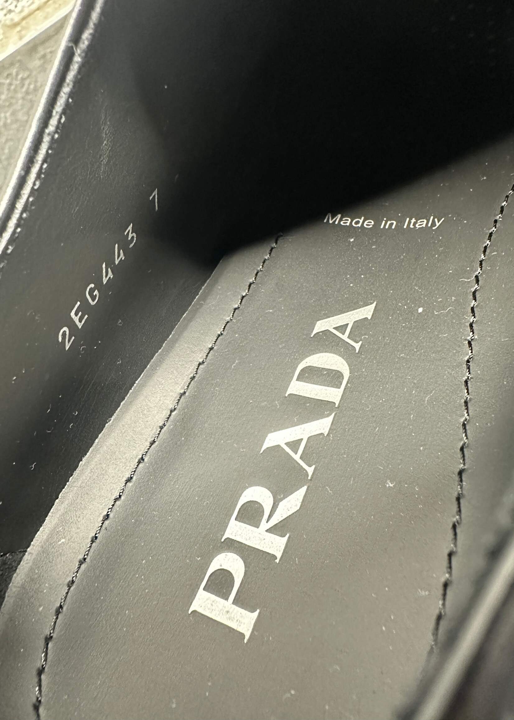Prada Black Oxfords AS IS 7/ Fits US 8.5