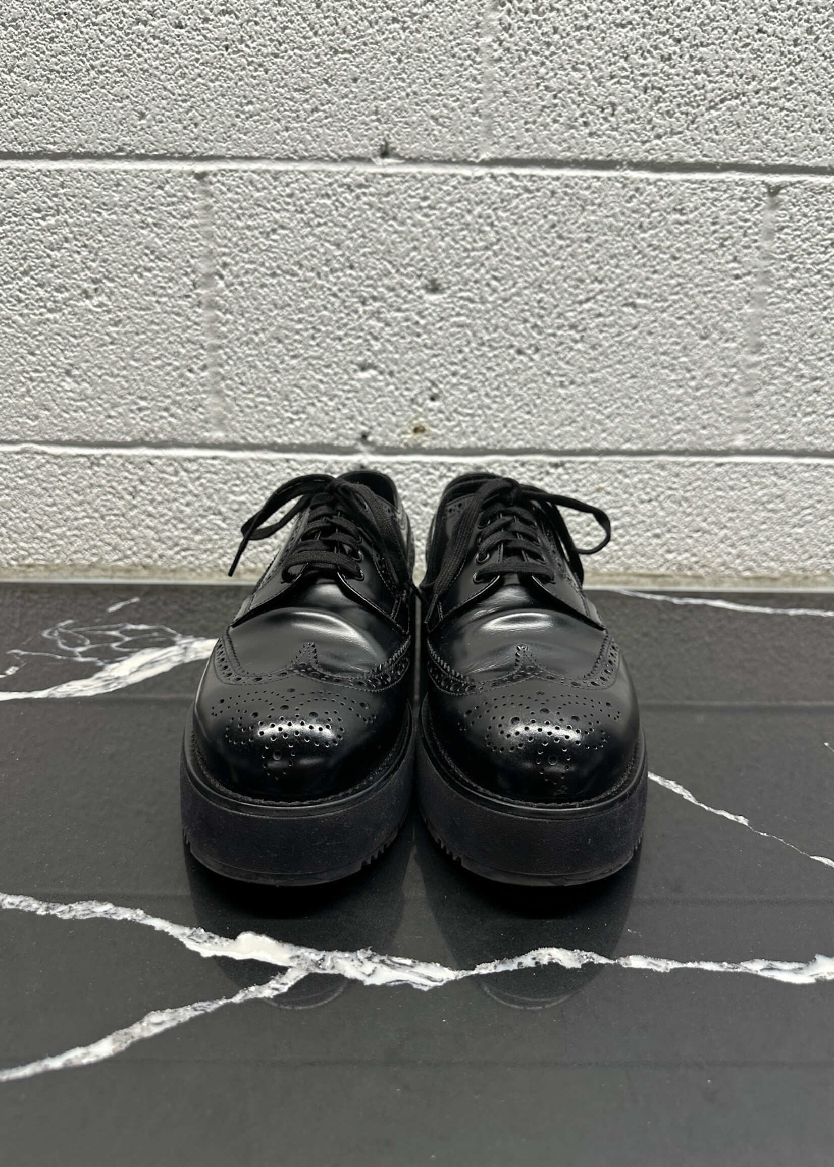 Prada Black Oxfords AS IS 7/ Fits US 8.5