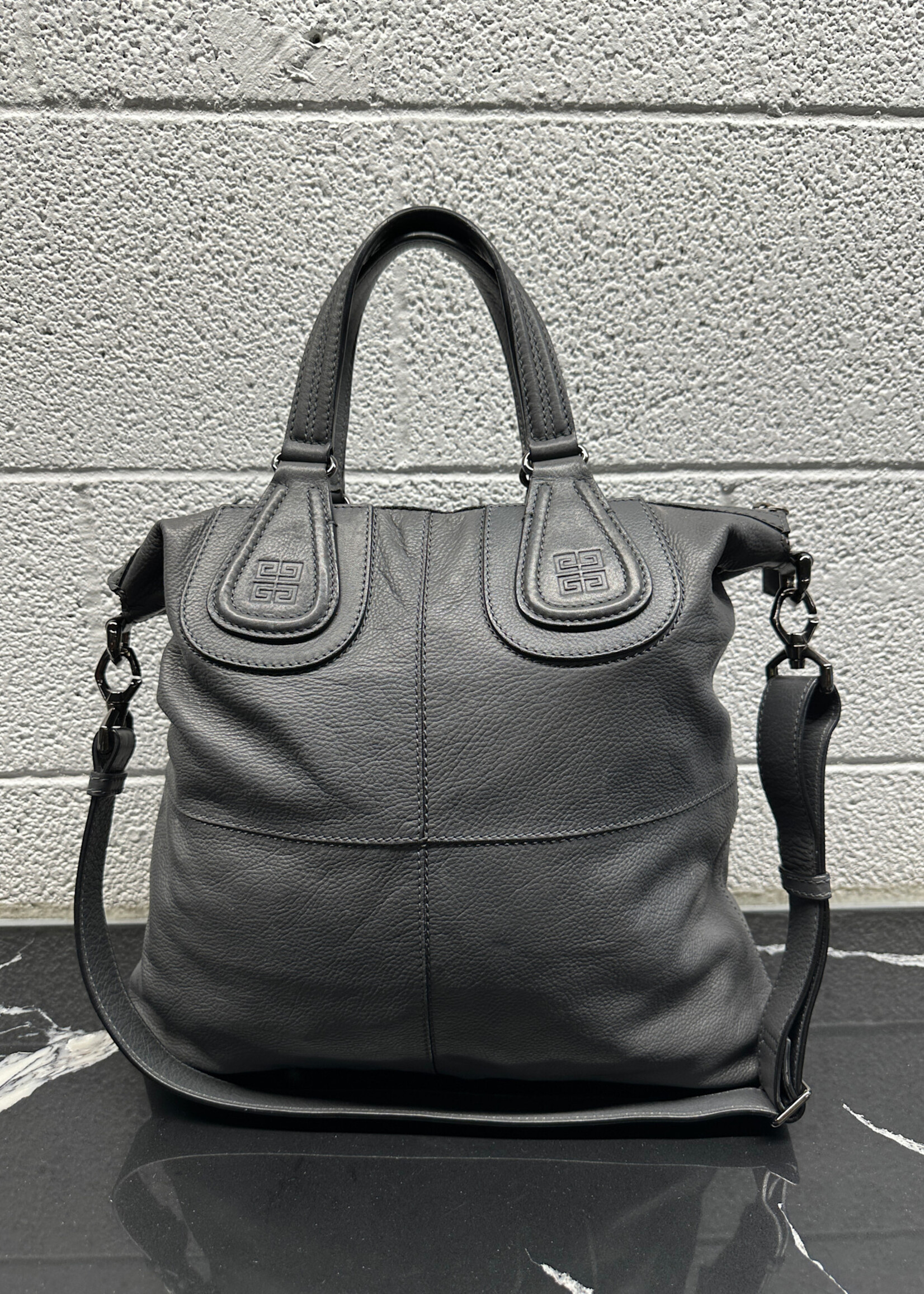Givenchy Grey Leather Bag