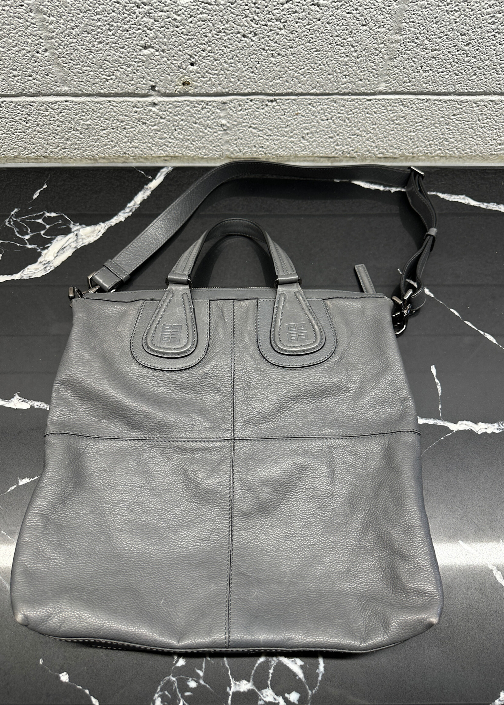 Givenchy Grey Leather Bag
