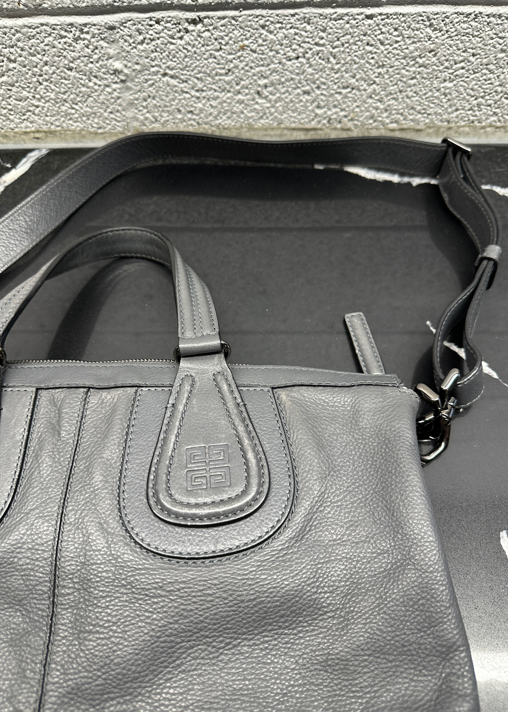 Givenchy Grey Leather Bag