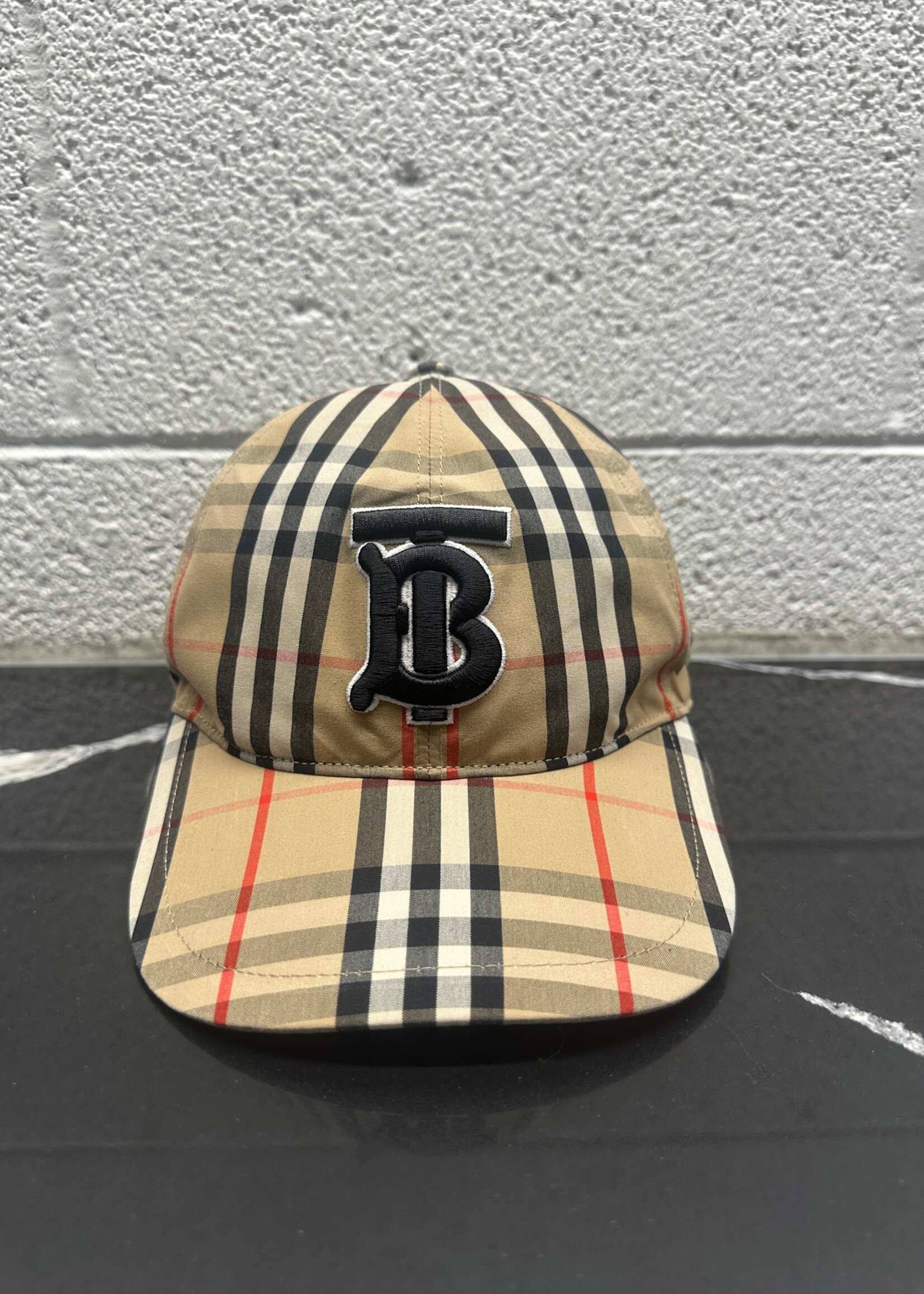 Burberry Tan Plaid cap