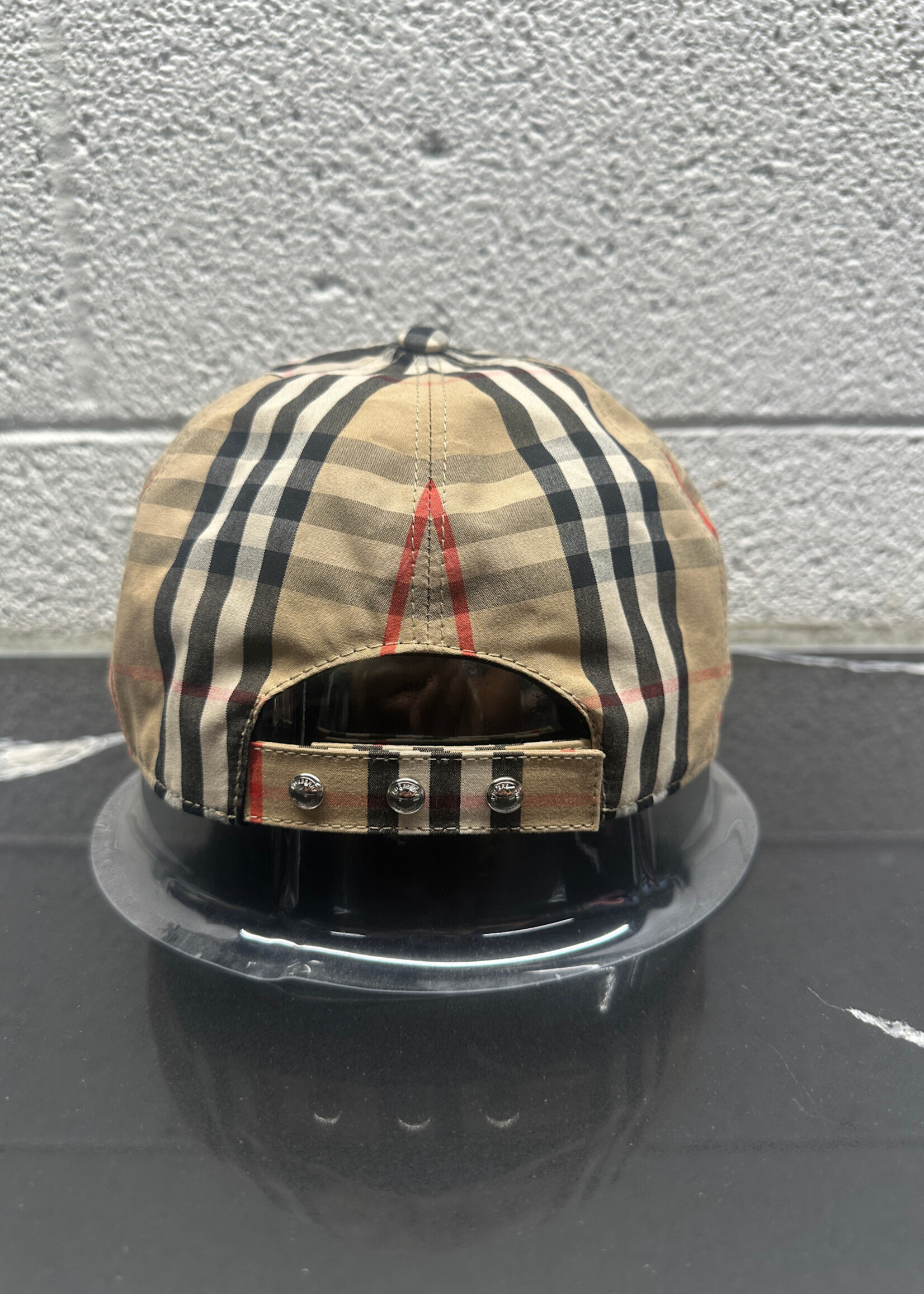Burberry Tan Plaid cap