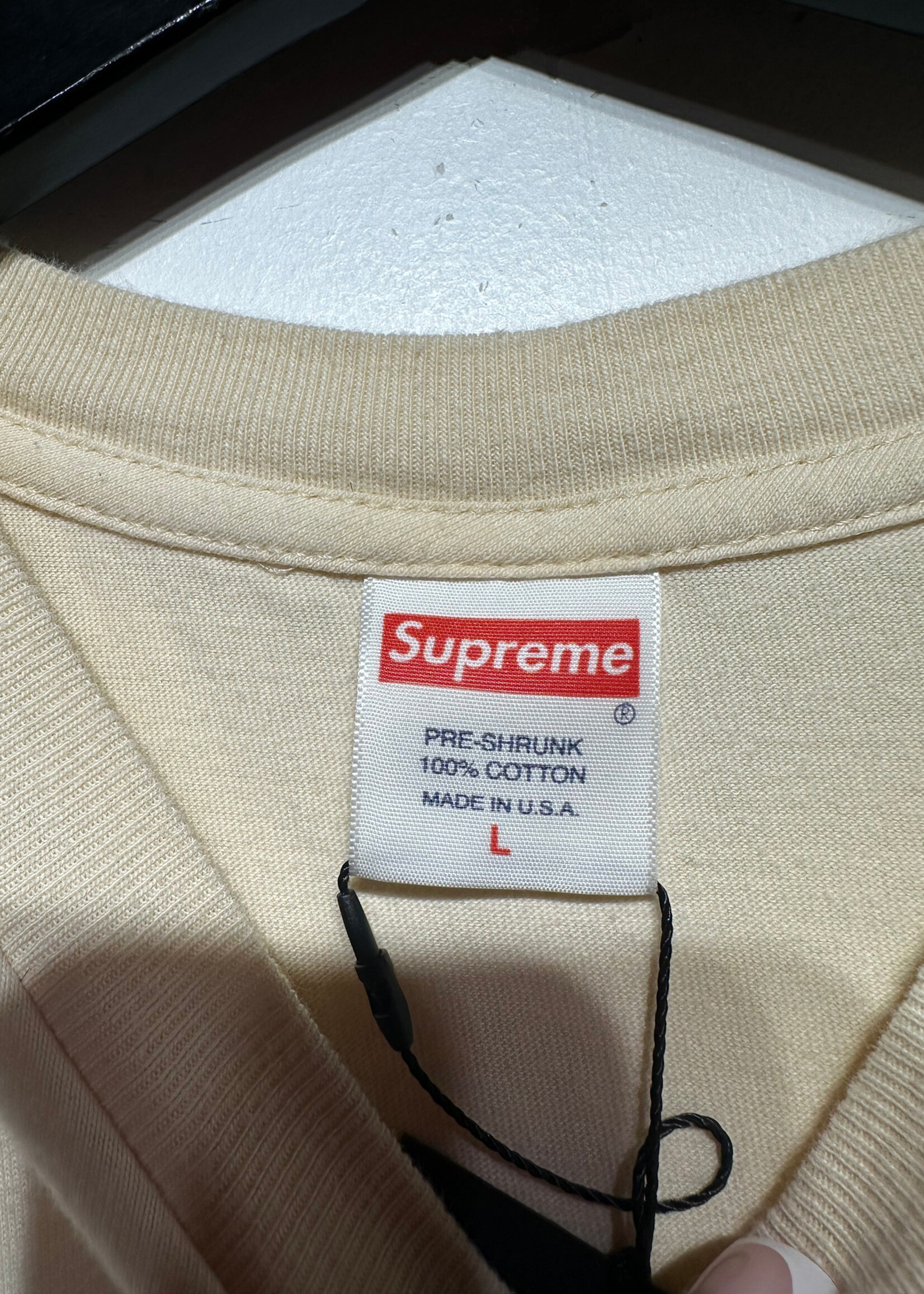 Supreme Guys Yellow Tee L