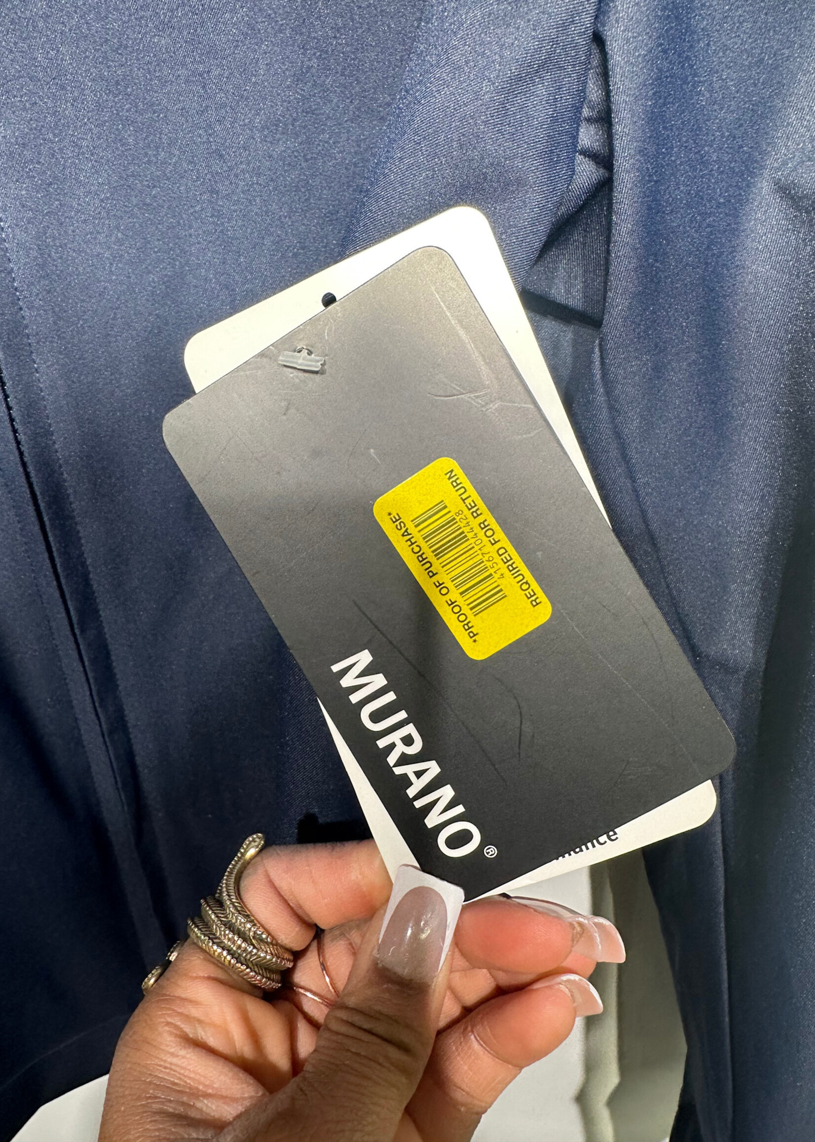 Murano Navy Blue Zip Jacket L